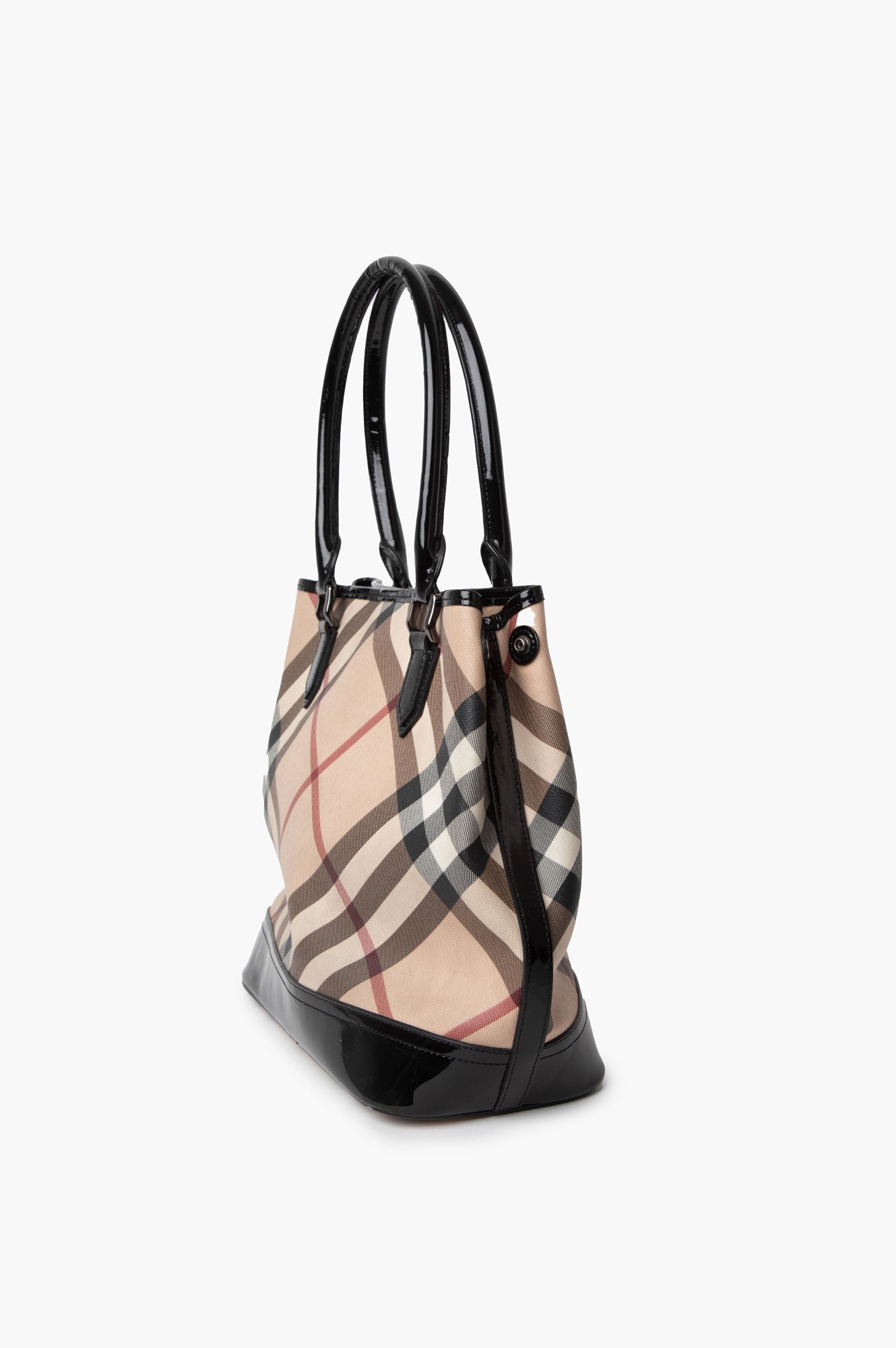 Burberry Supernova Check Coated Canvas Shoulder Bag