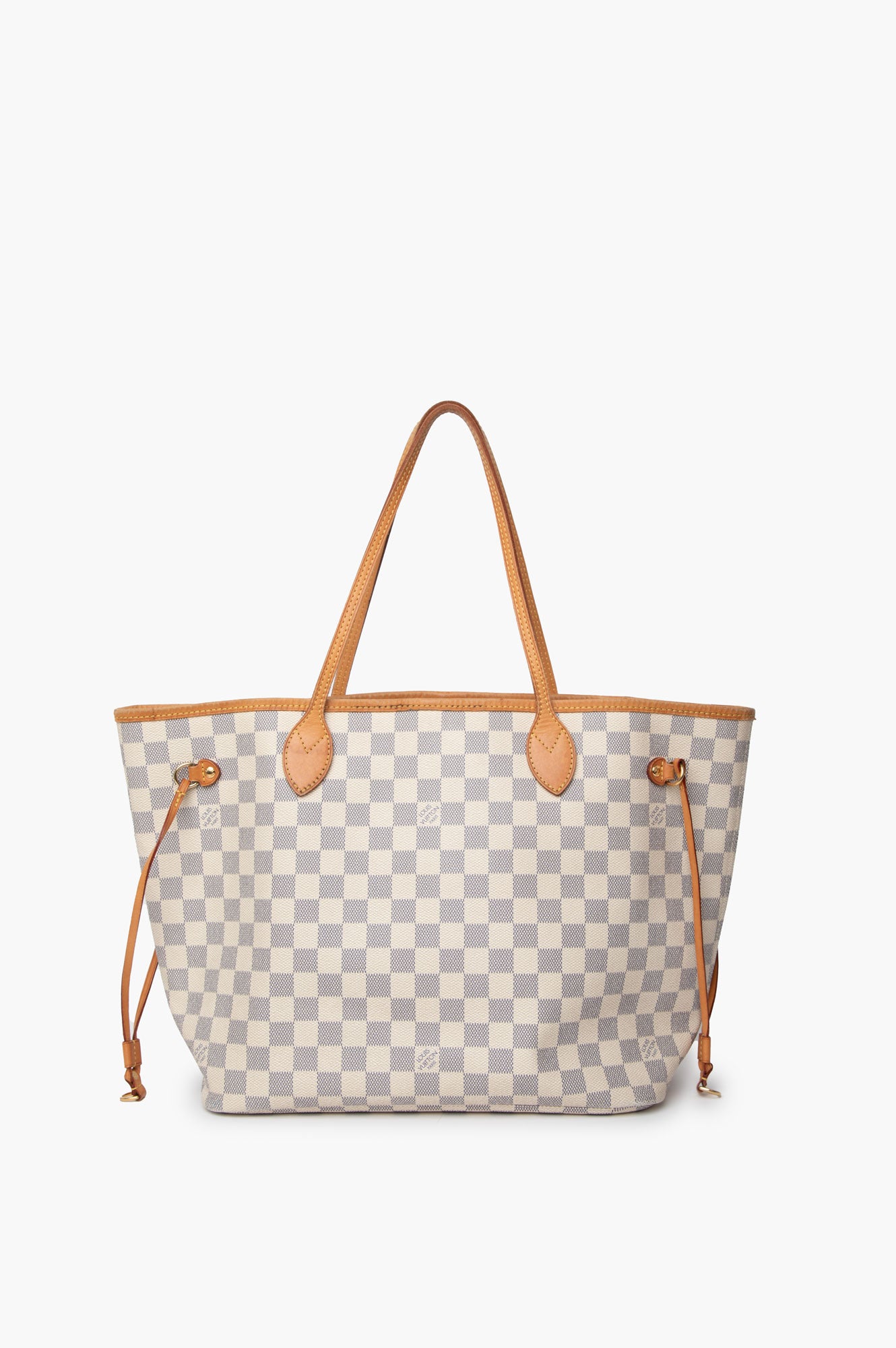 Louis Vuitton Damier Azur Neverfull MM Tote Bag