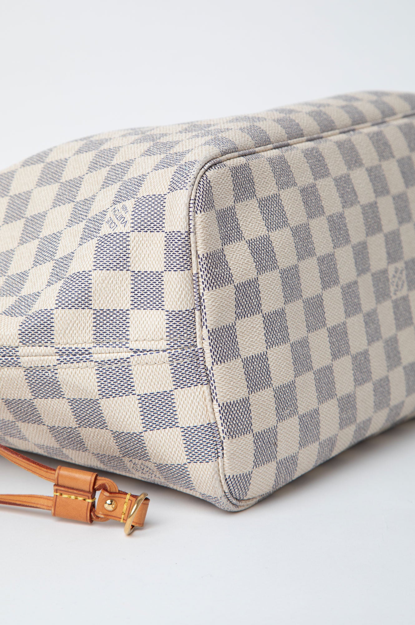 Louis Vuitton Damier Azur Neverfull MM Tote Bag