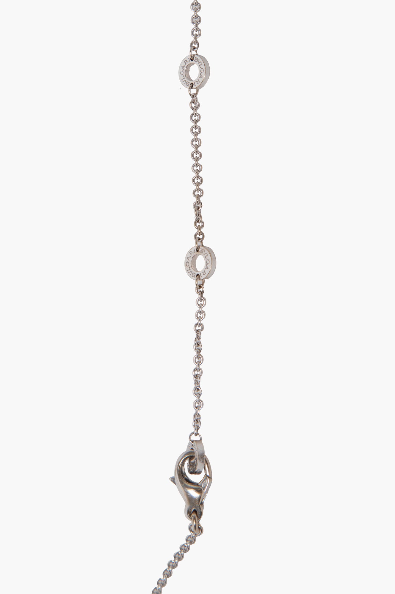 BVLGARI B.zero1 Necklace with 18K White Gold Pendant Set