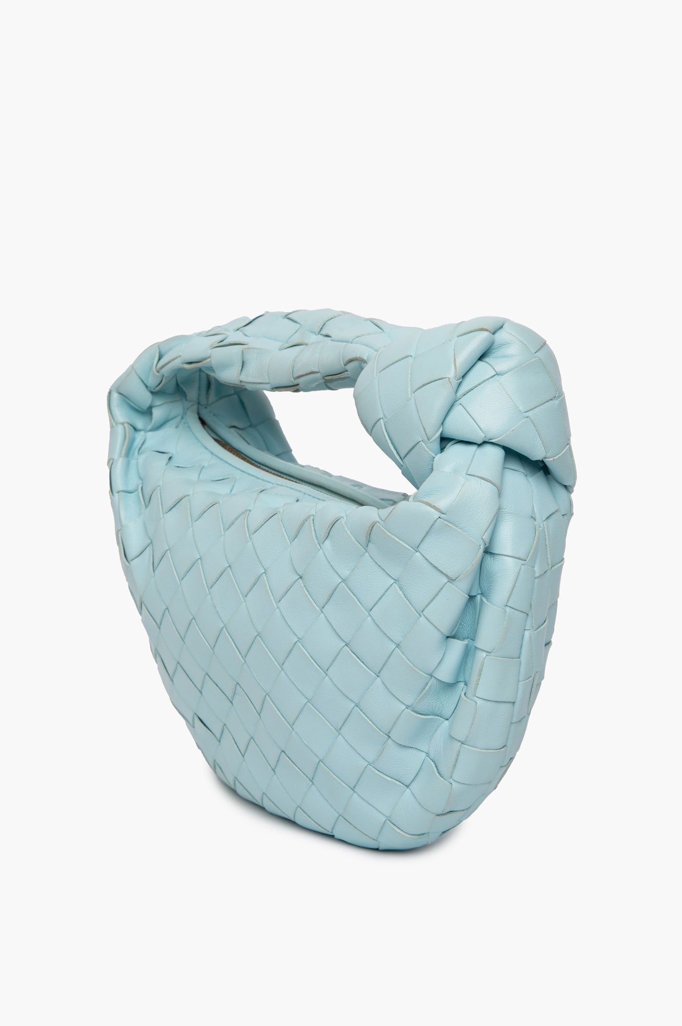 Bottega Veneta Light Blue Nappa Intrecciato Mini Jodie