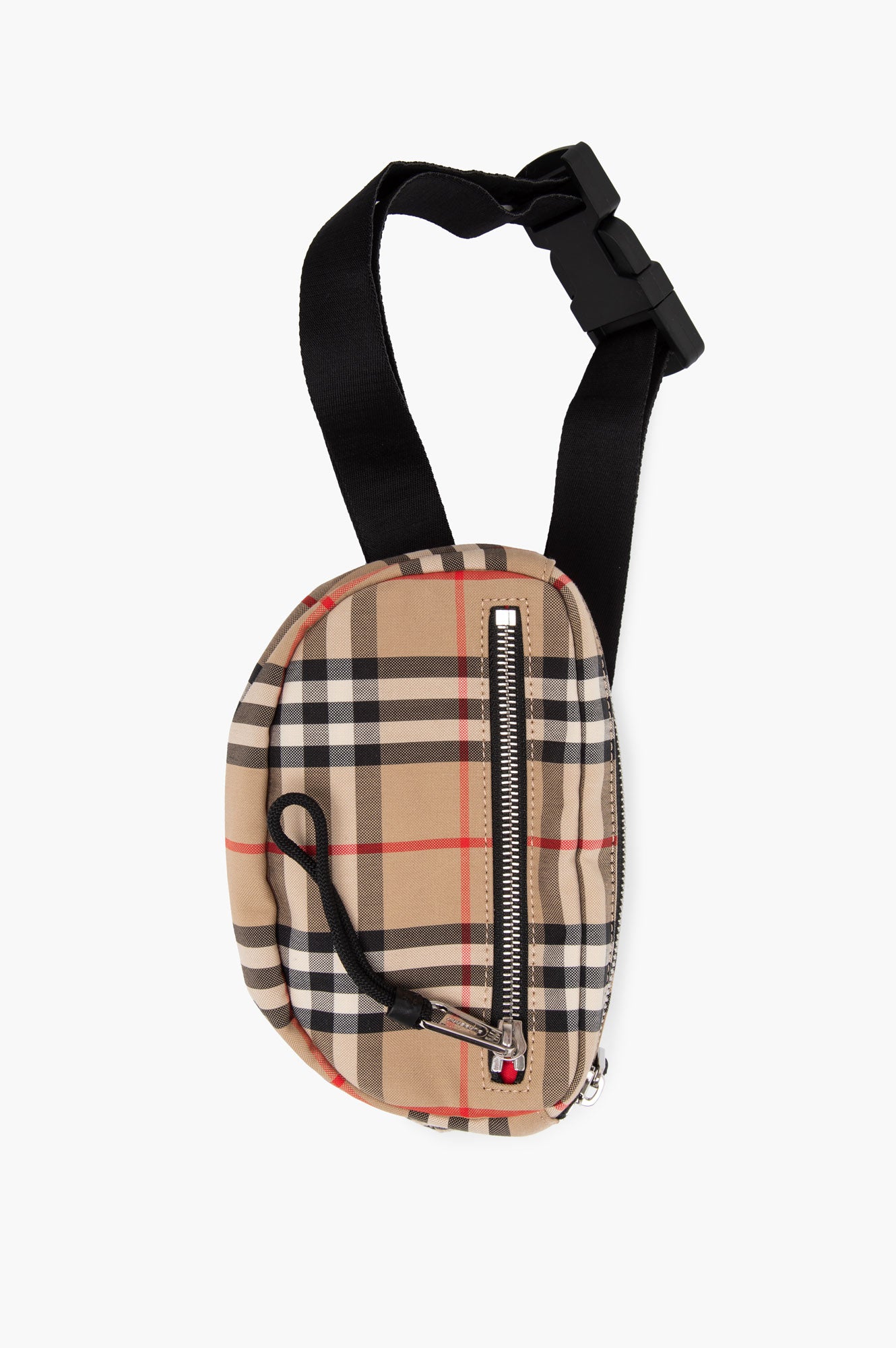 Burberry Nylon Vintage Check Small Cannon Belt Bag