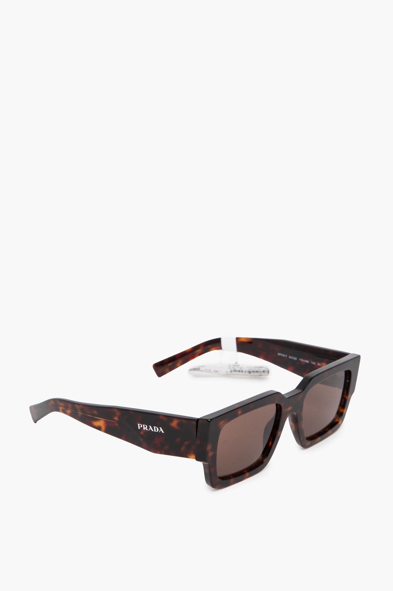 Prada PR B17S Square Root Tortoise Sunglasses
