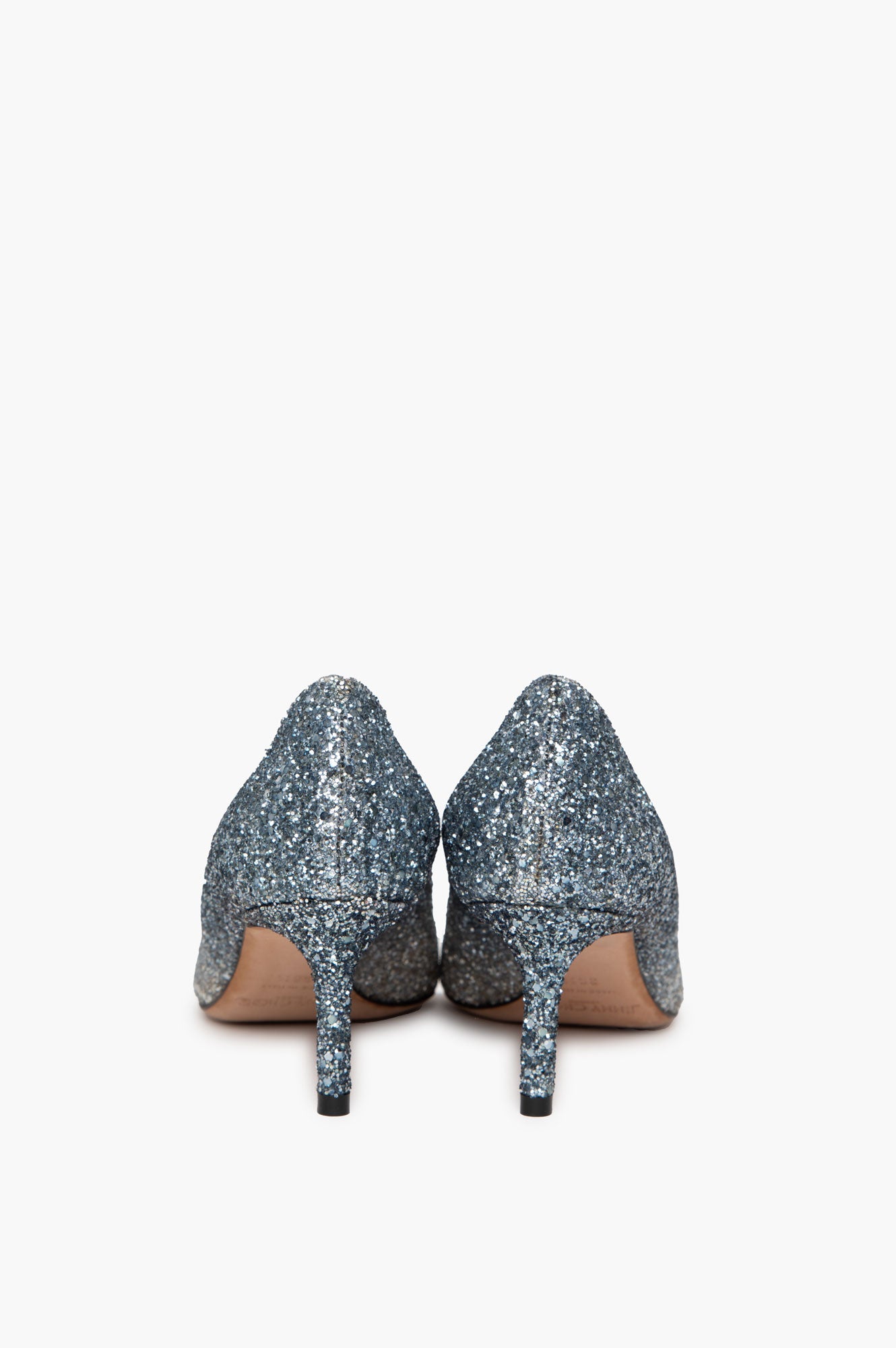 Jimmy Choo Silver Sparkle Pumps Size 36.5