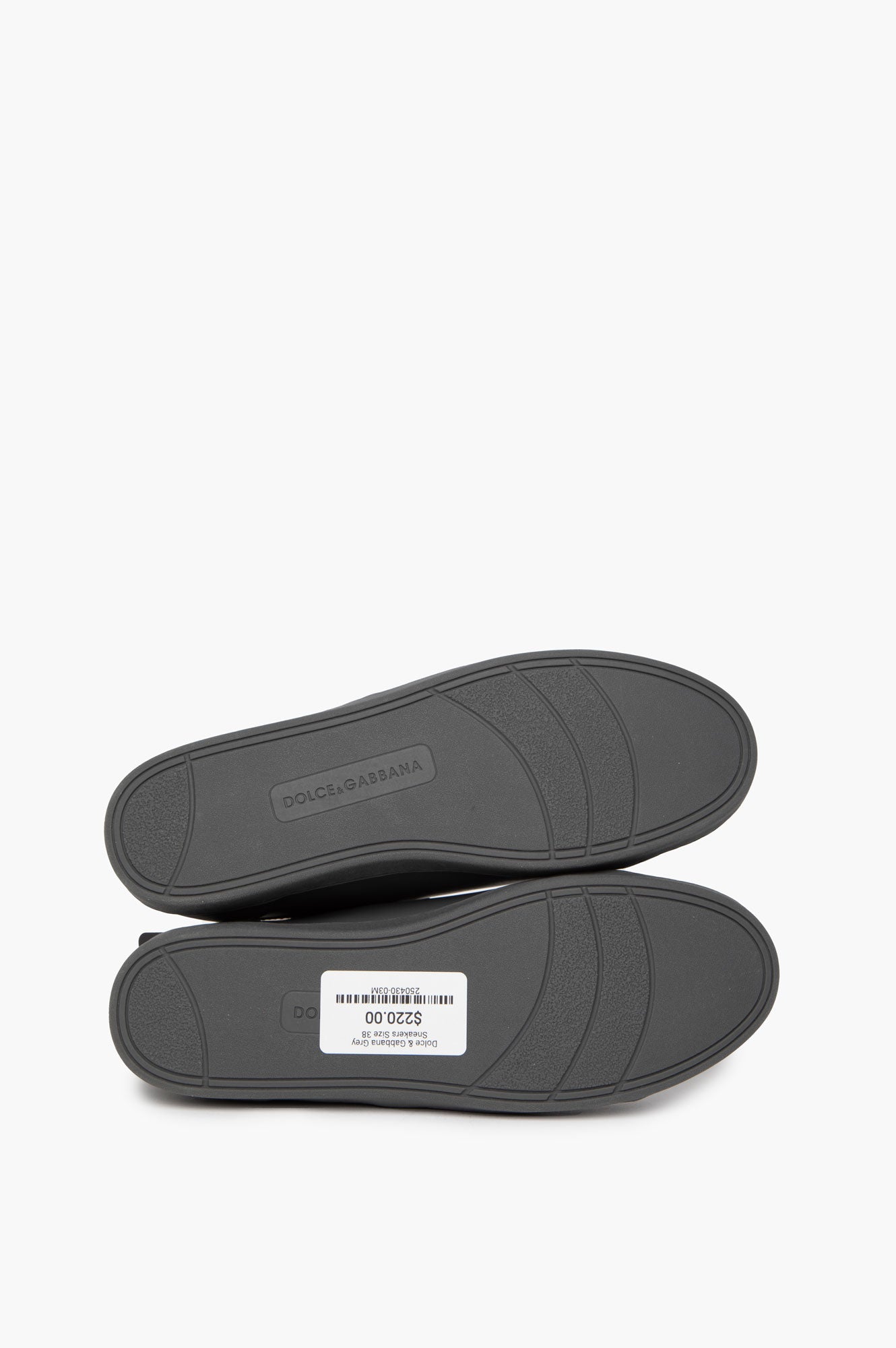 Dolce & Gabbana Grey Sneakers Size 38