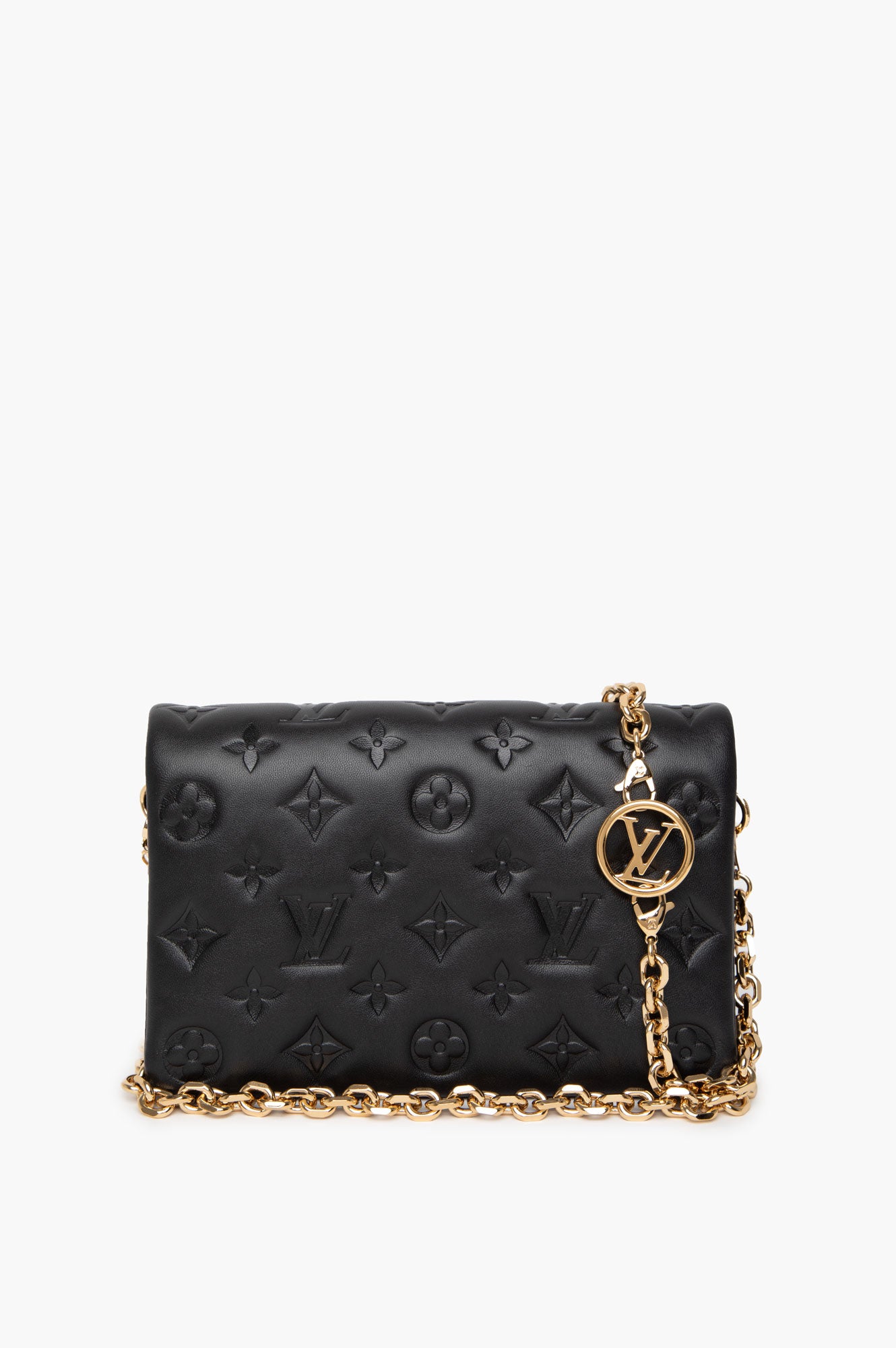Louis Vuitton Monogram Embossed Pochette Coussin Bag