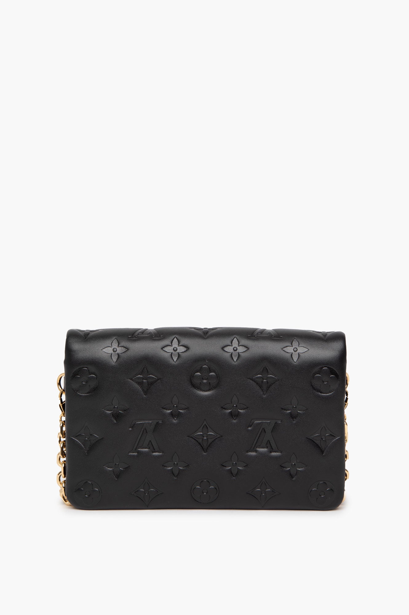 Louis Vuitton Monogram Embossed Pochette Coussin Bag