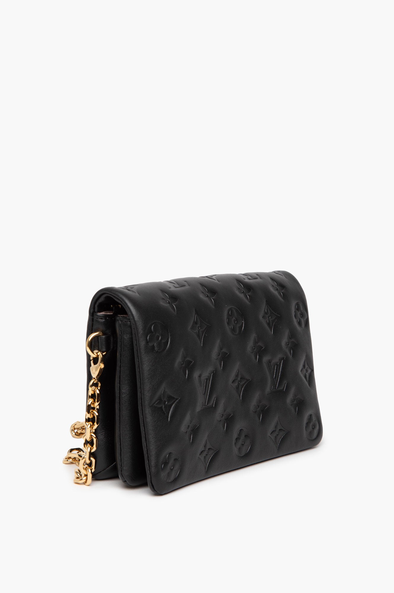 Louis Vuitton Monogram Embossed Pochette Coussin Bag