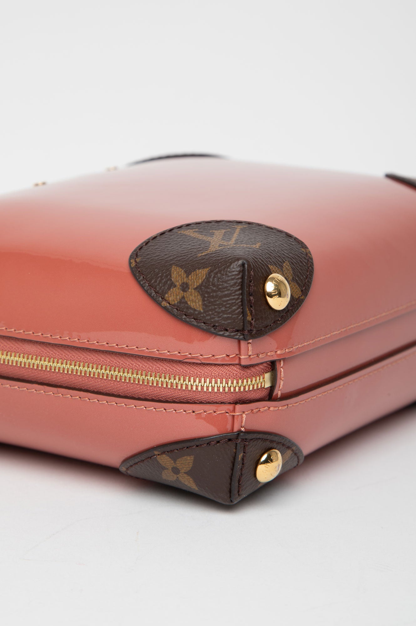 Louis Vuitton Pink Miroir Vernice Bag