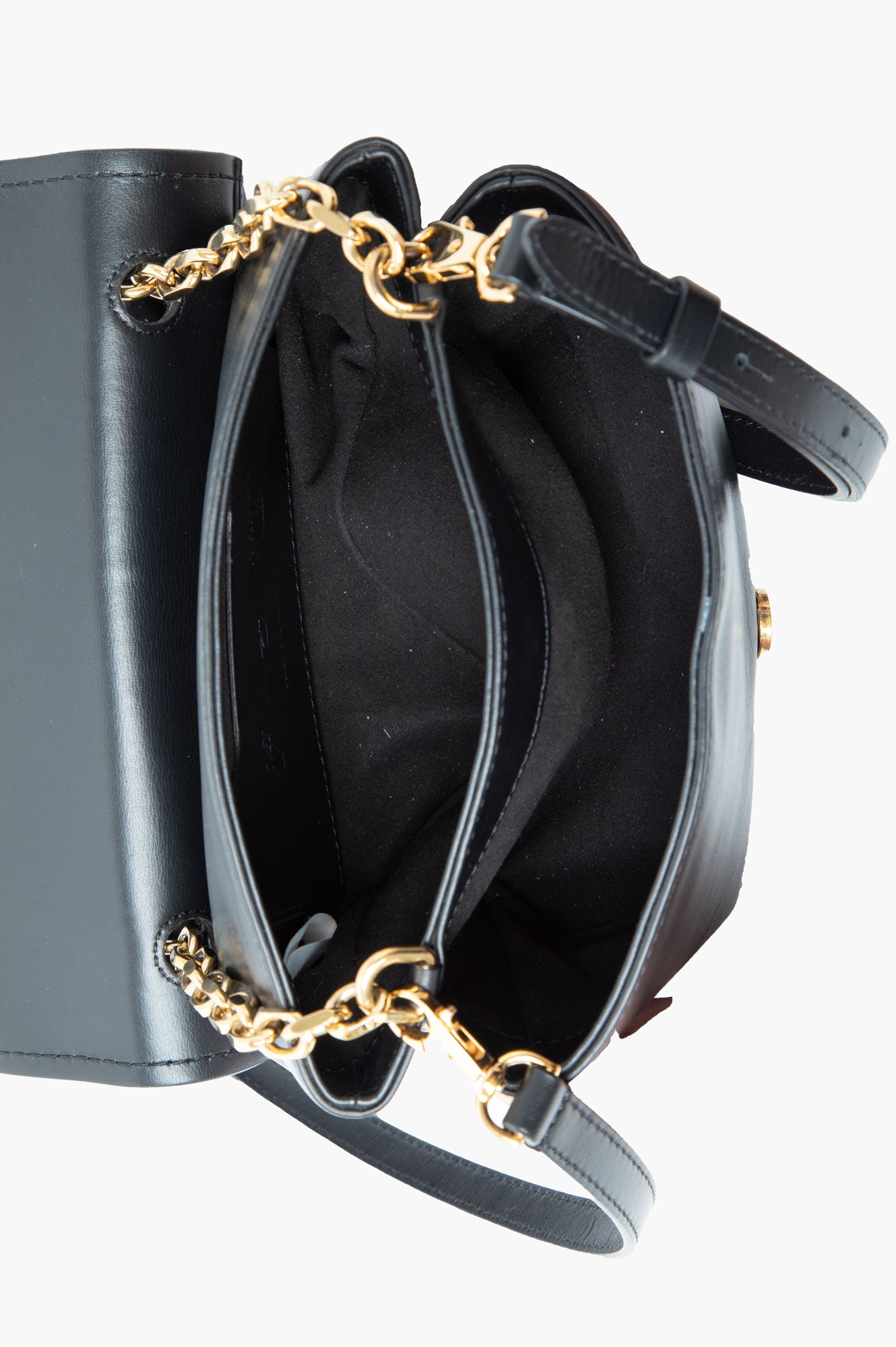 Off-White Black Off White Medium Binder Clip Shoulder Bag