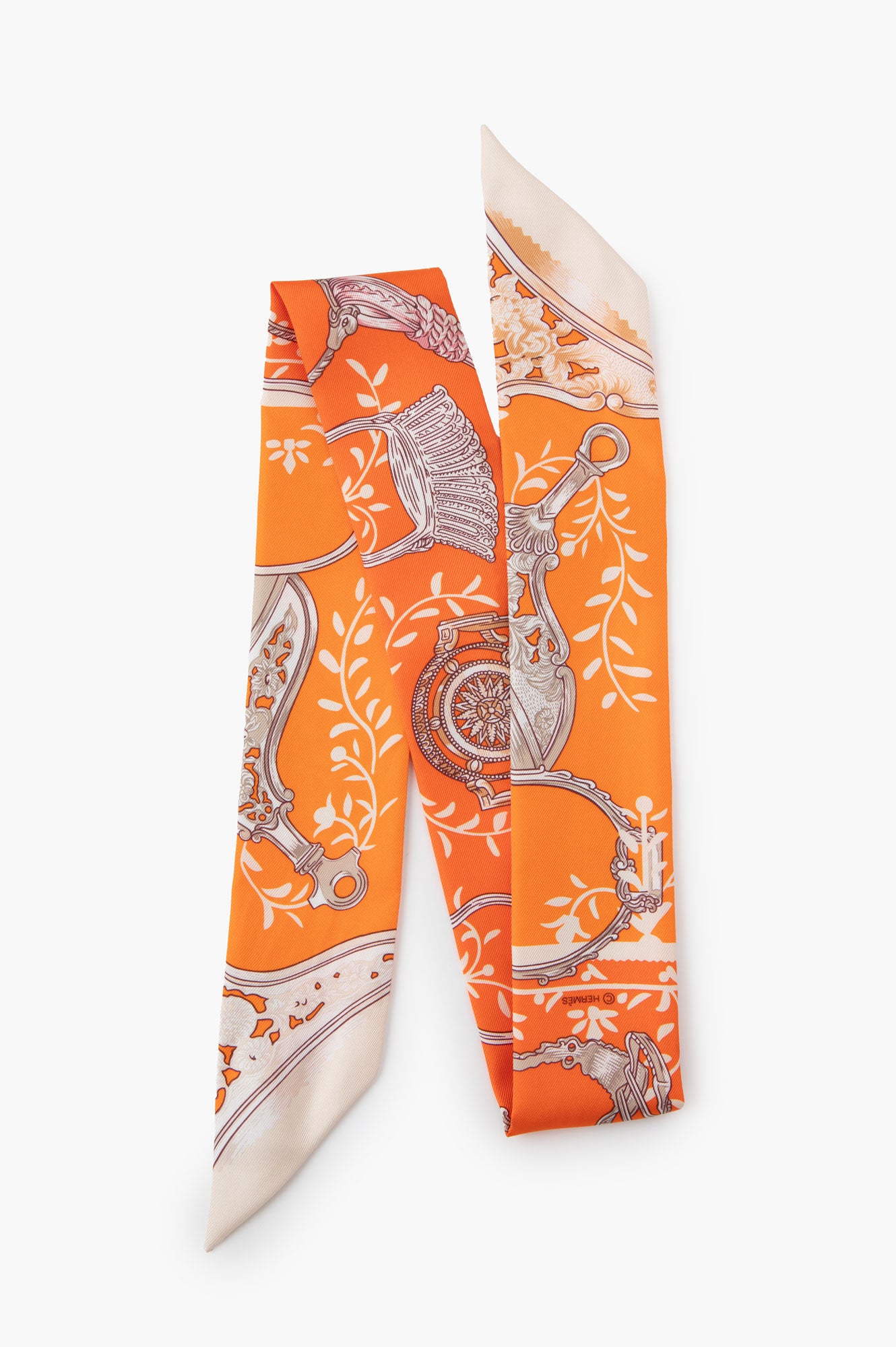 Hermes Etriers Remix Twilly Scarf