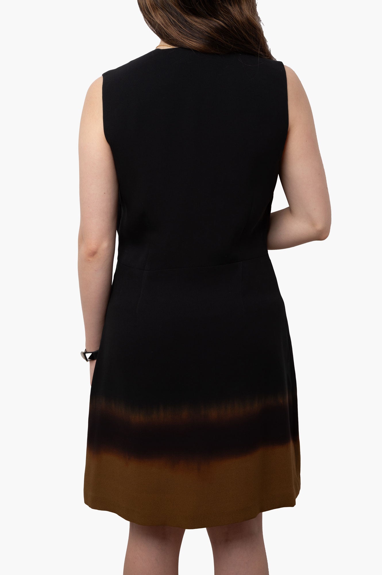 A.L.C. Black Ombre Sleeveless Silk Dress Size 8