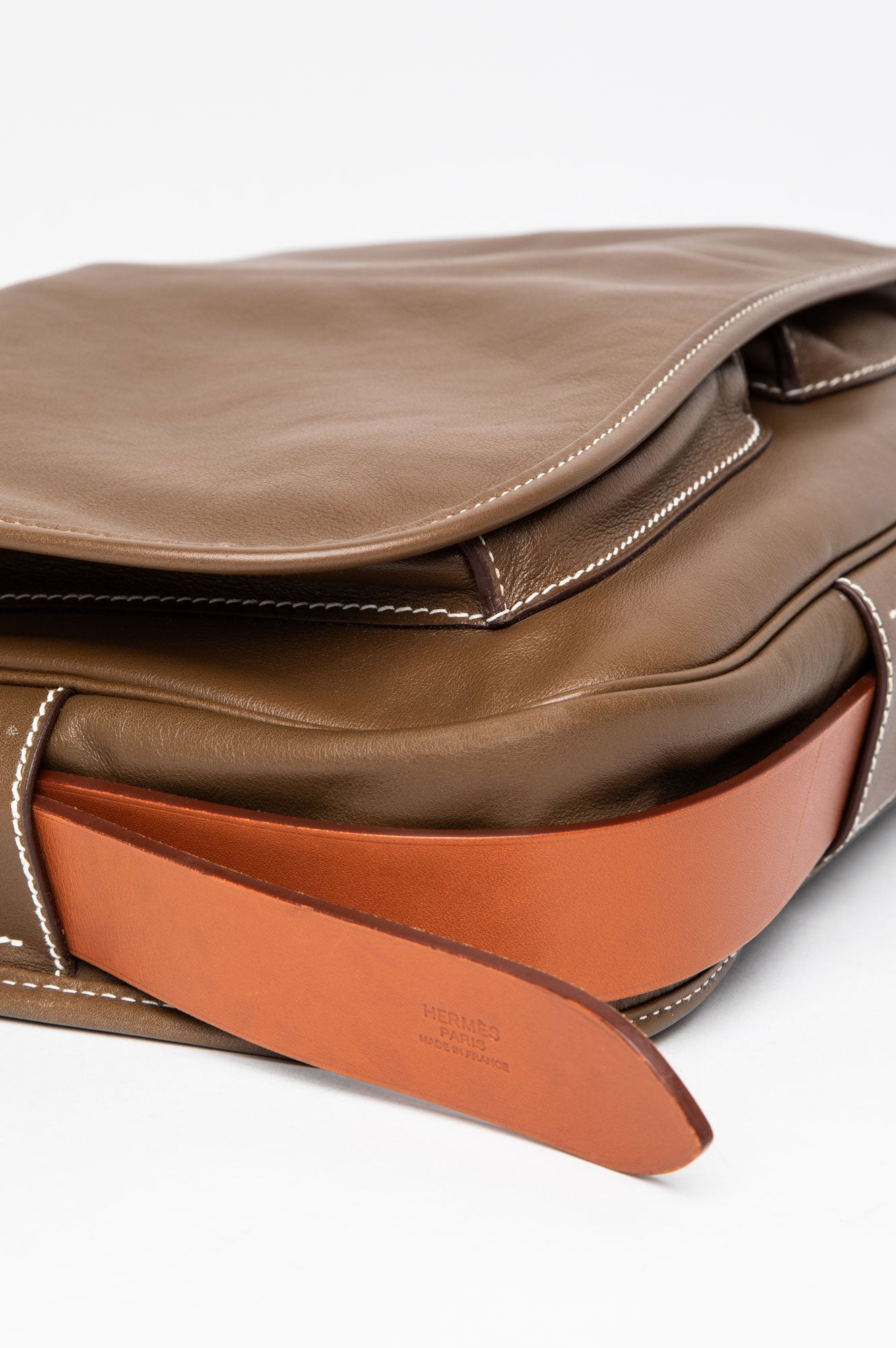 Hermes Brown Sikkim Barda 35 Bag