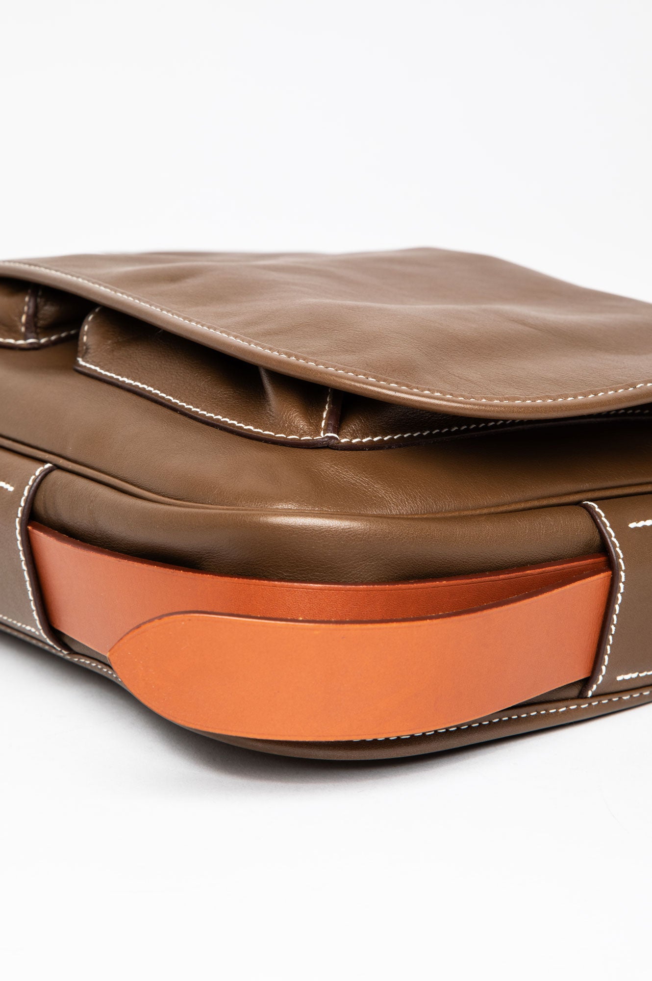 Hermes Brown Sikkim Barda 35 Bag