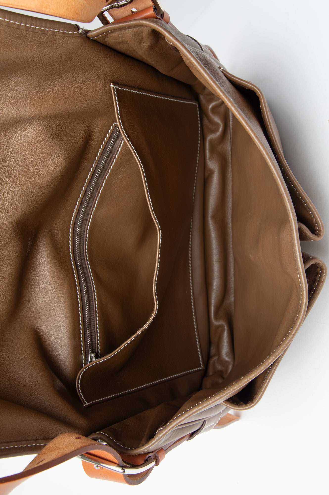 Hermes Brown Sikkim Barda 35 Bag