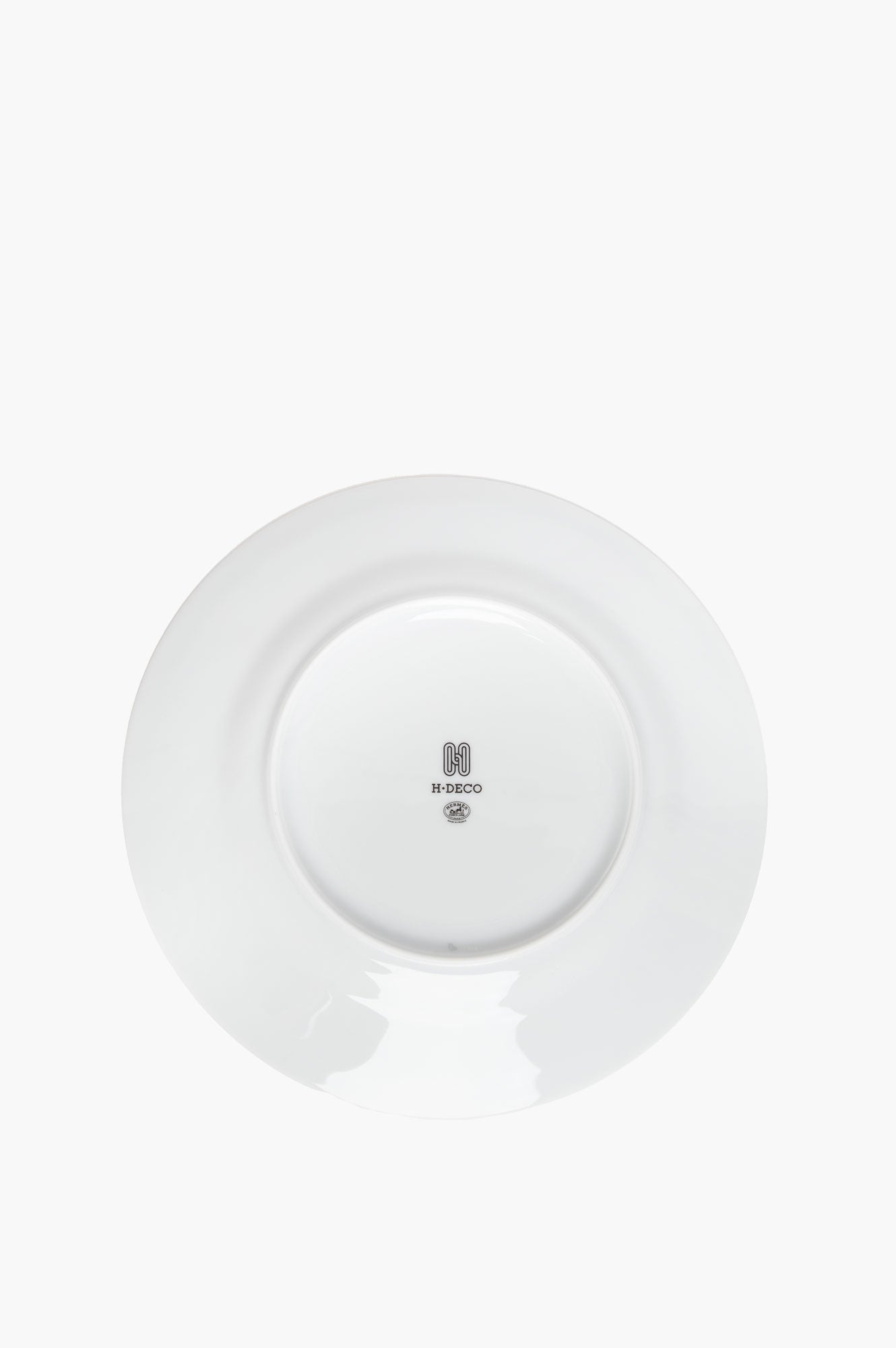 Hermes White H Deco Dessert Plate Set of 2