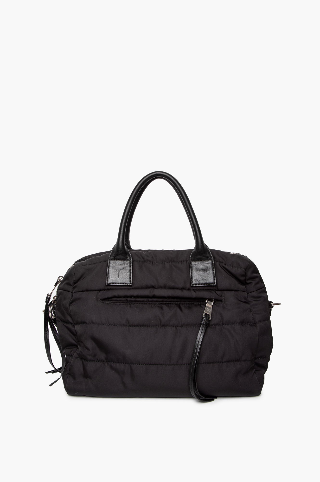 Prada Black Nylon Tote Bag
