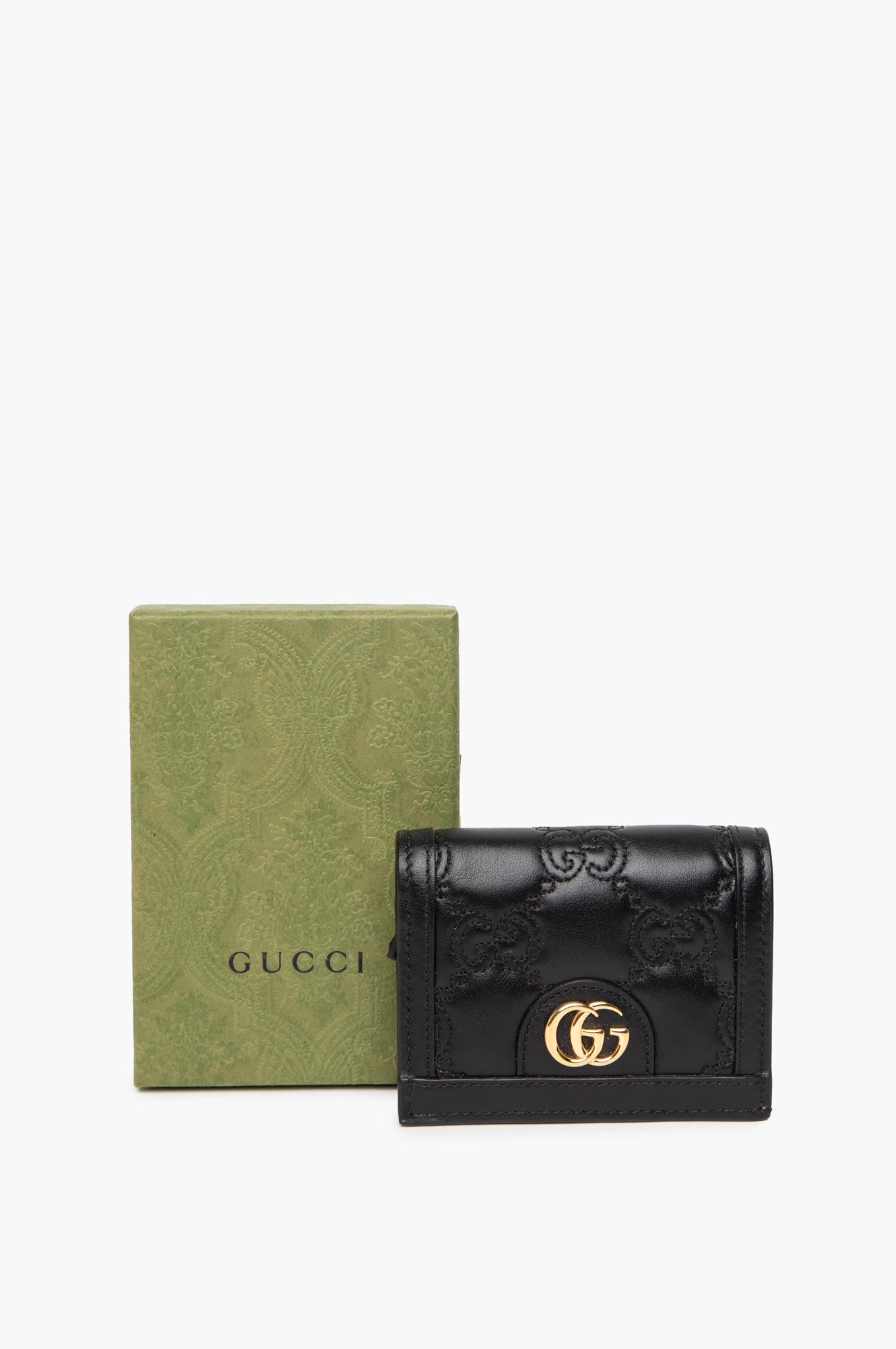Gucci Black Leather Bi-Fold Wallet