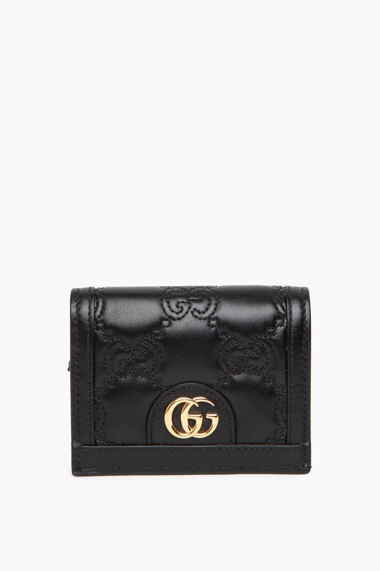 Gucci Black Leather Bi-Fold Wallet