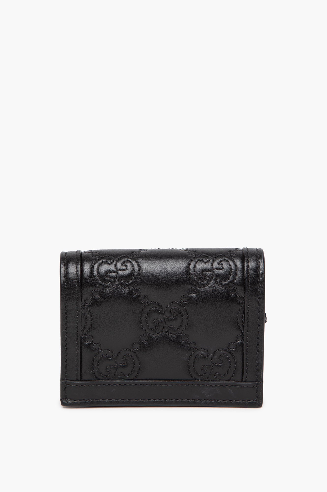 Gucci Black Leather Bi-Fold Wallet