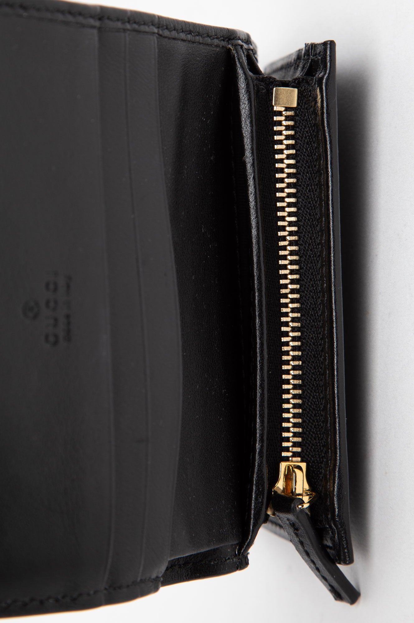 Gucci Black Leather Bi-Fold Wallet