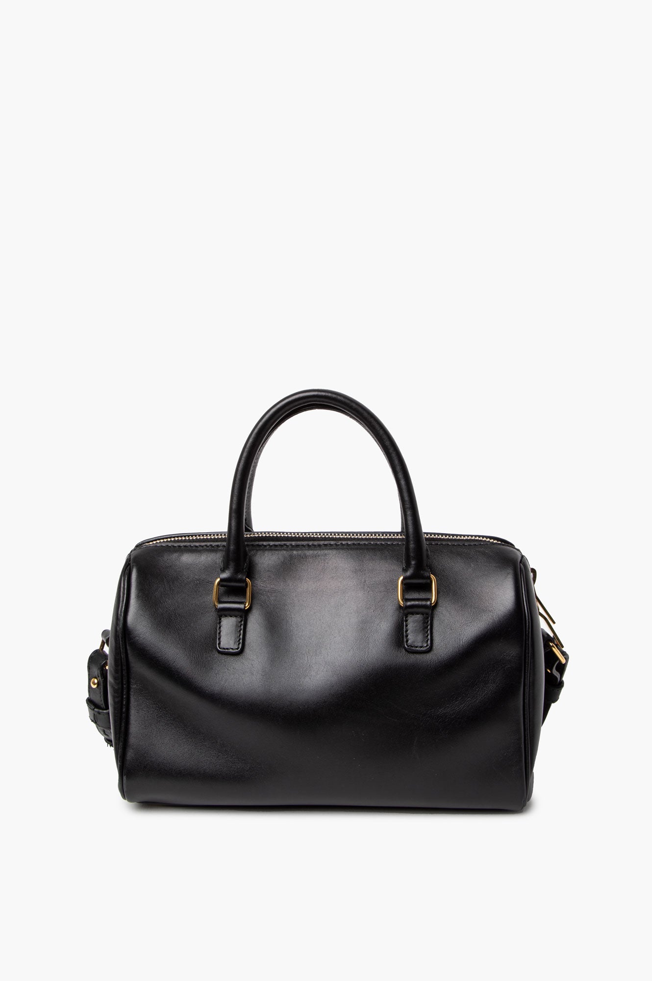 Saint Laurent Black Saffiano Crossbody Bag