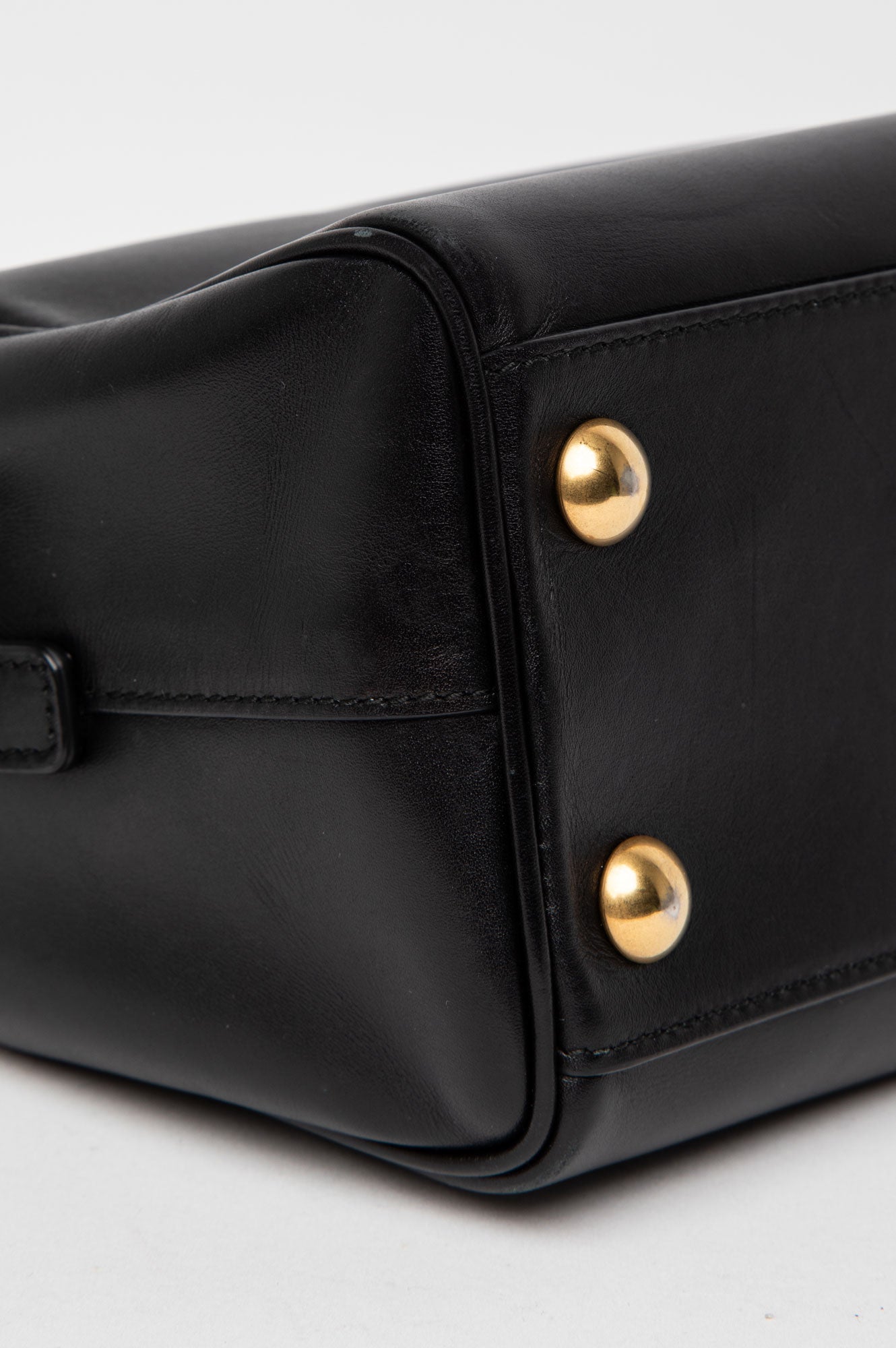 Saint Laurent Black Saffiano Crossbody Bag