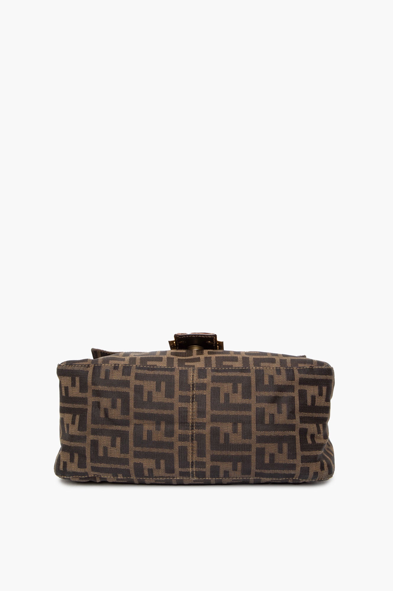 Fendi Zucca Canvas Shoulder Bag