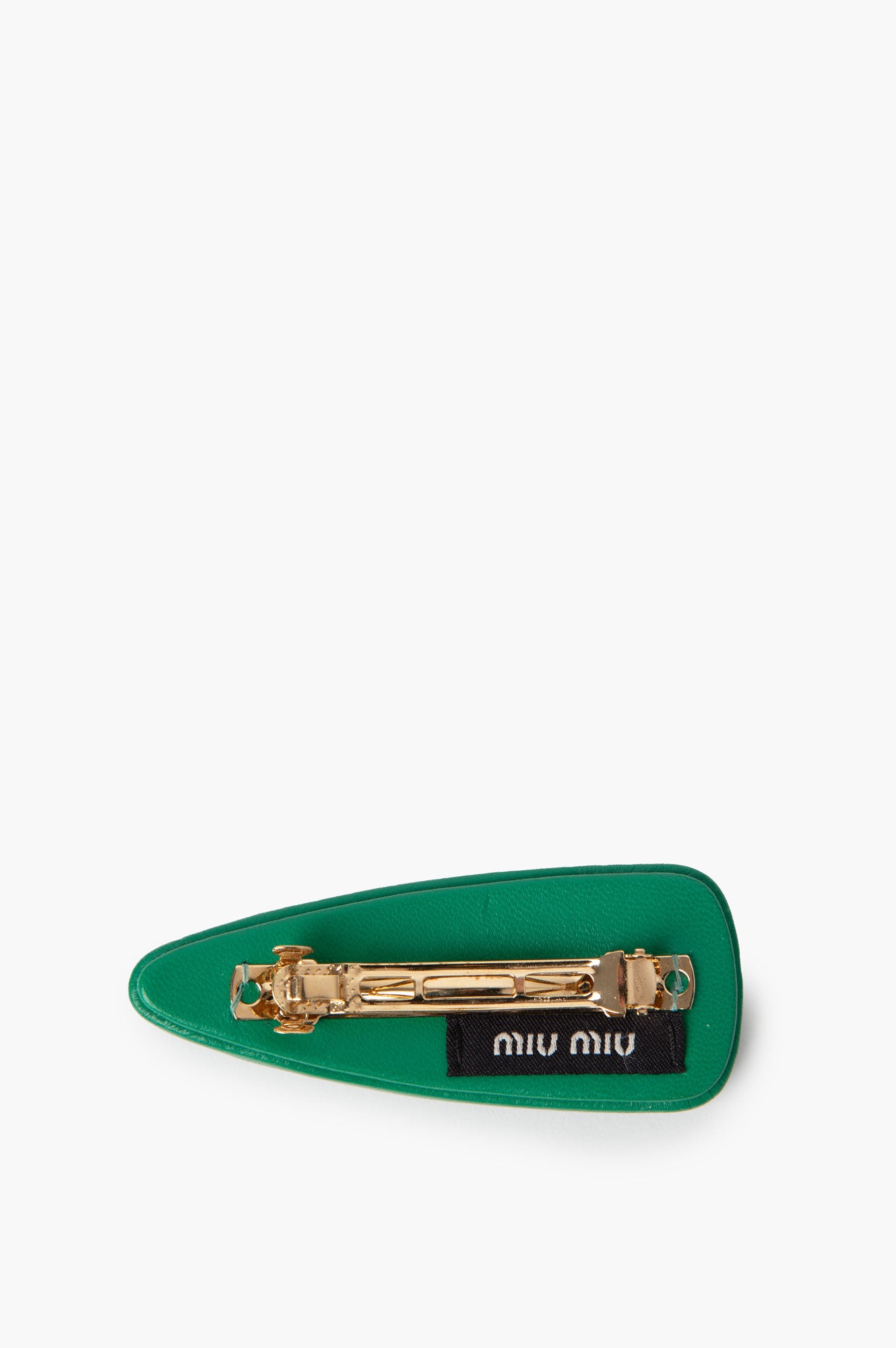 Miu Miu Green Hair Clip