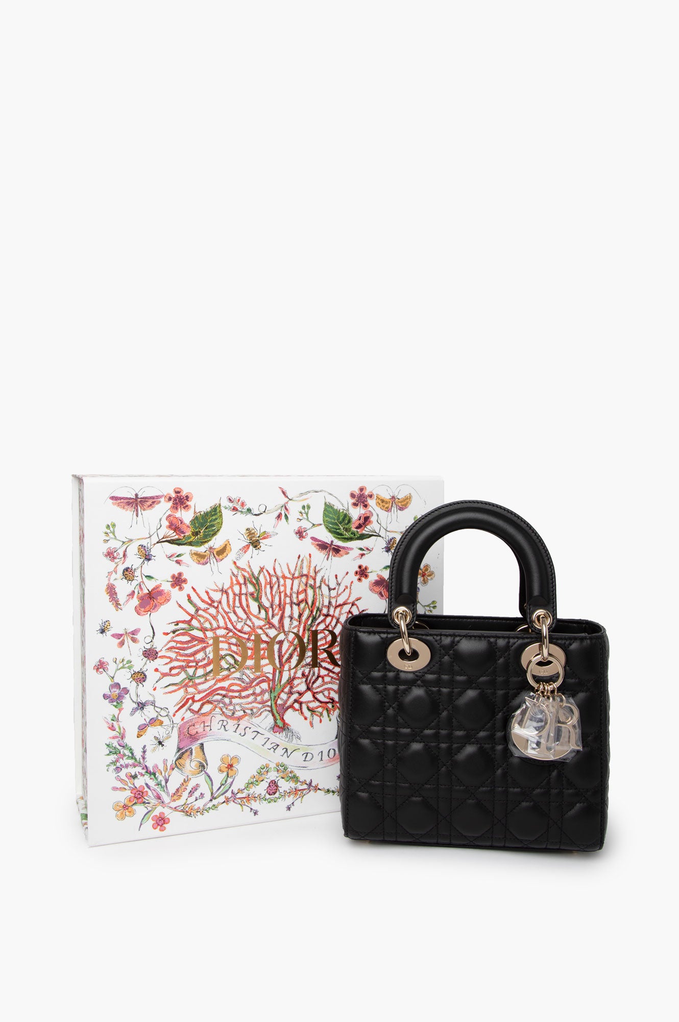 Christian Dior Black Small Lady Dior My ABCDior Bag