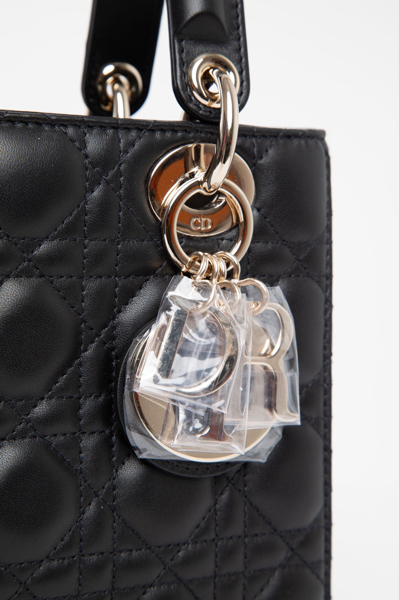 Christian Dior Black Small Lady Dior My ABCDior Bag