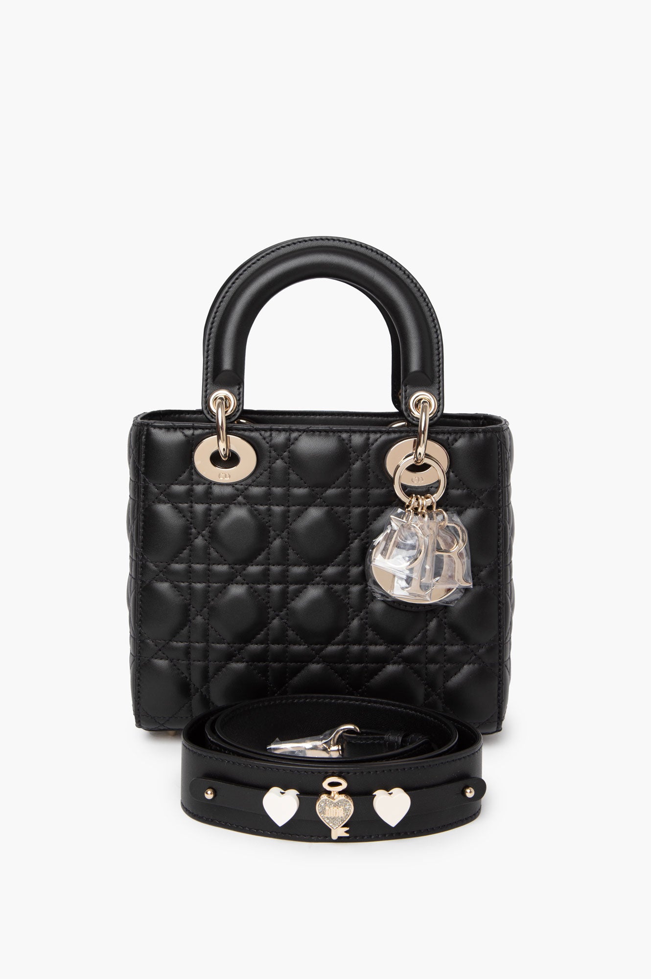 Christian Dior Black Small Lady Dior My ABCDior Bag