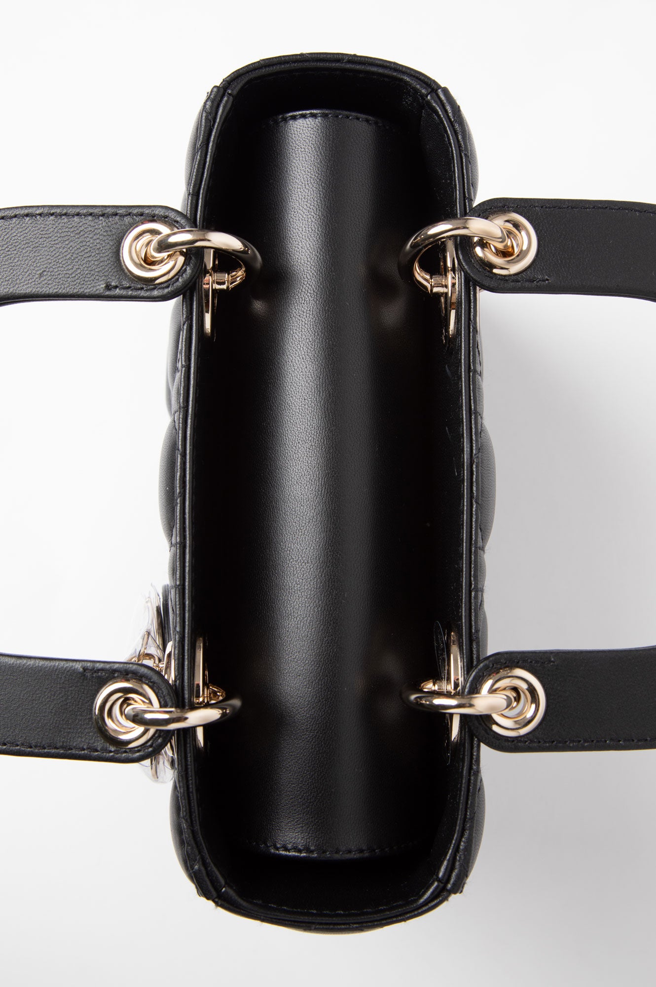 Christian Dior Black Small Lady Dior My ABCDior Bag