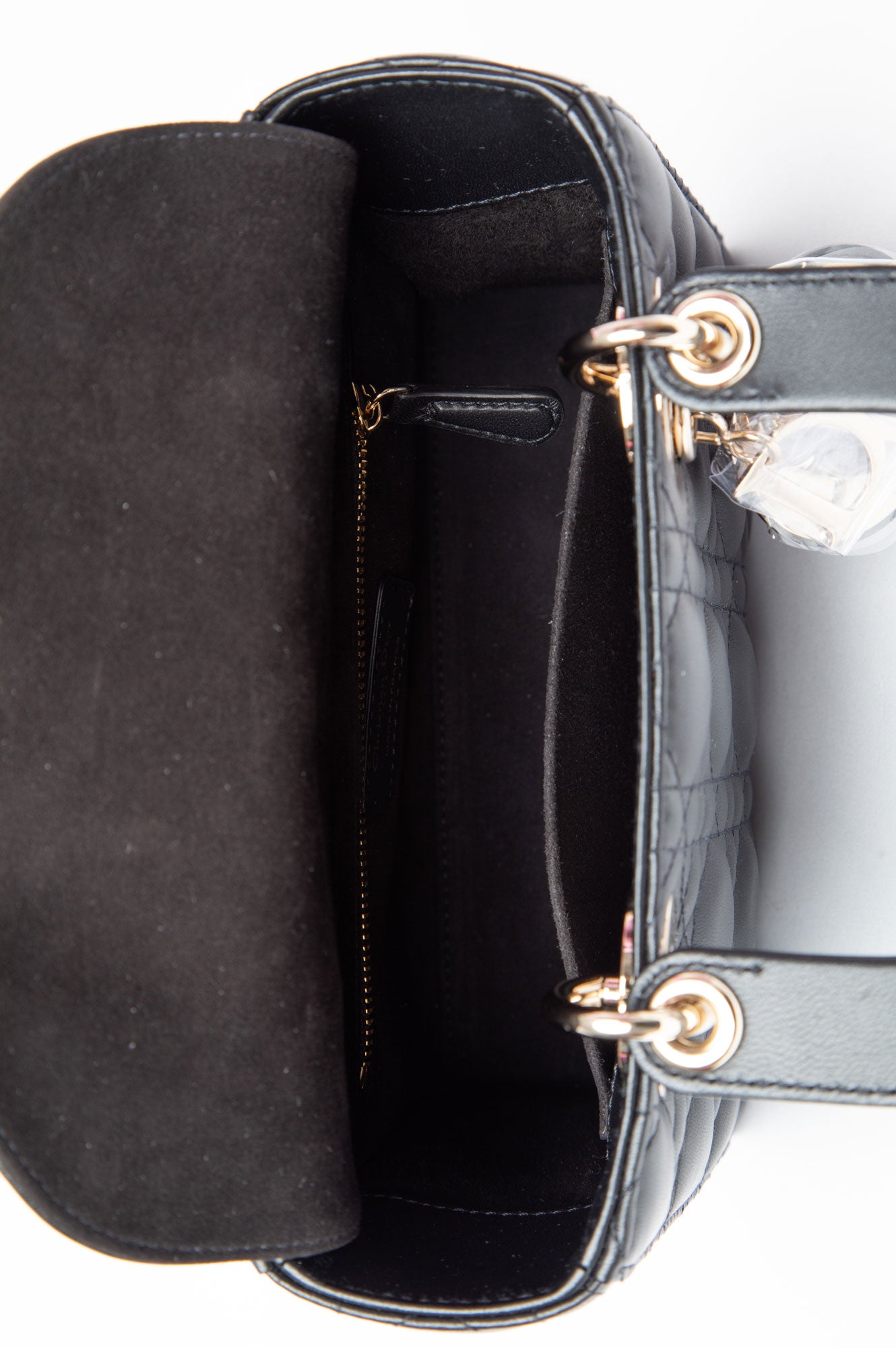 Christian Dior Black Small Lady Dior My ABCDior Bag