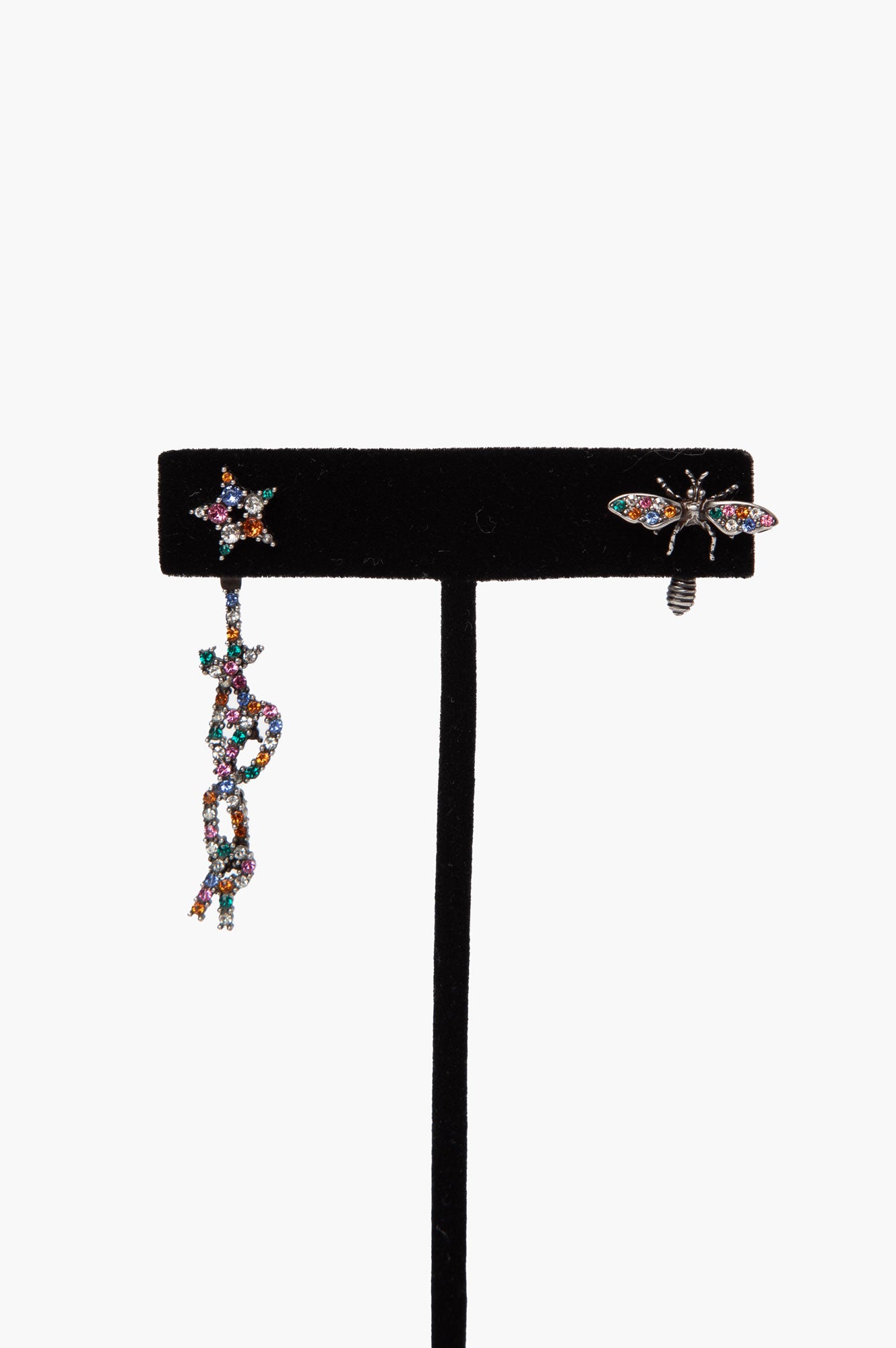 Christian Dior Multicolor Bee Set Earring