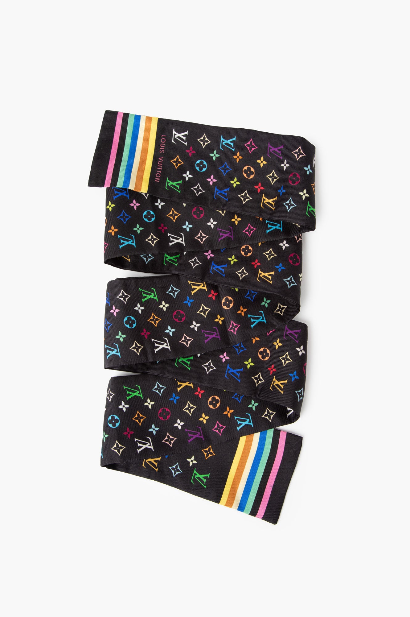 Louis Vuitton Bandeau Monogram Silk Scarf