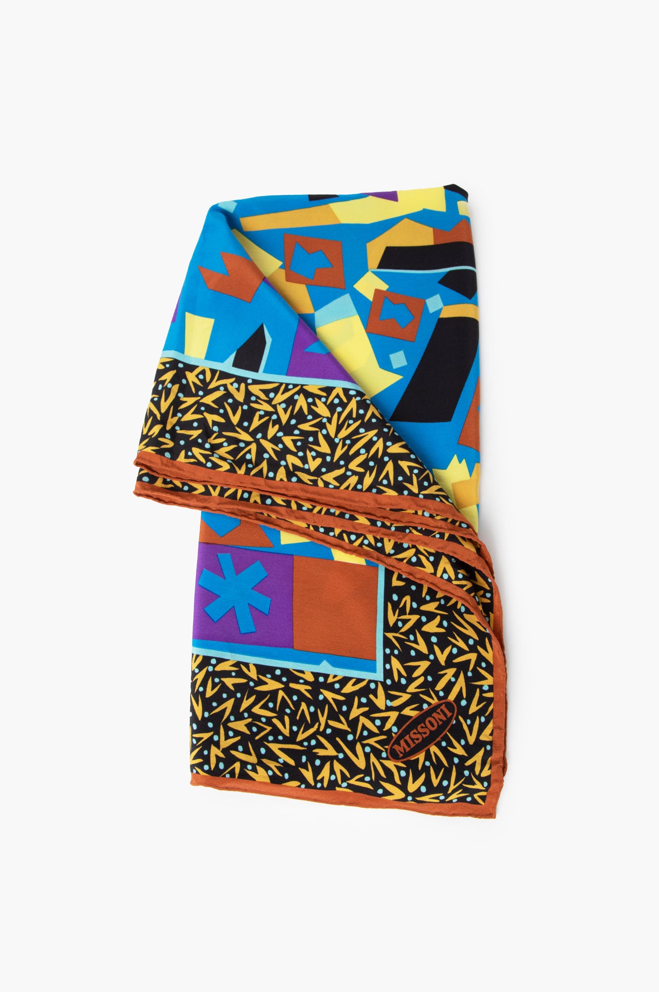 Missoni Multicolor Silk Scarf 90x90