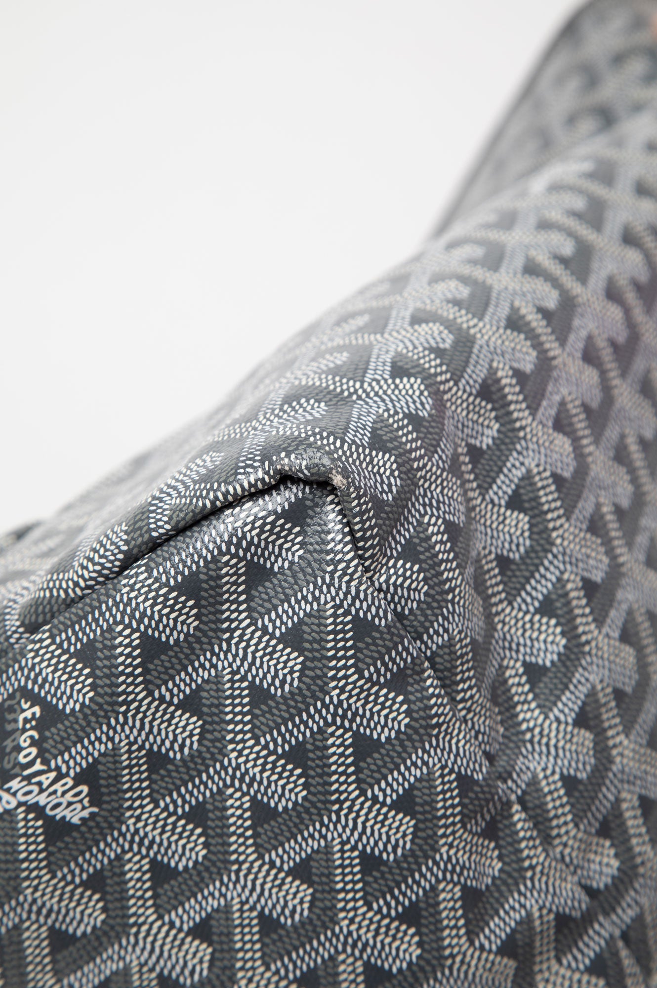 Goyard St Louis Bag GM Grey with Pouch