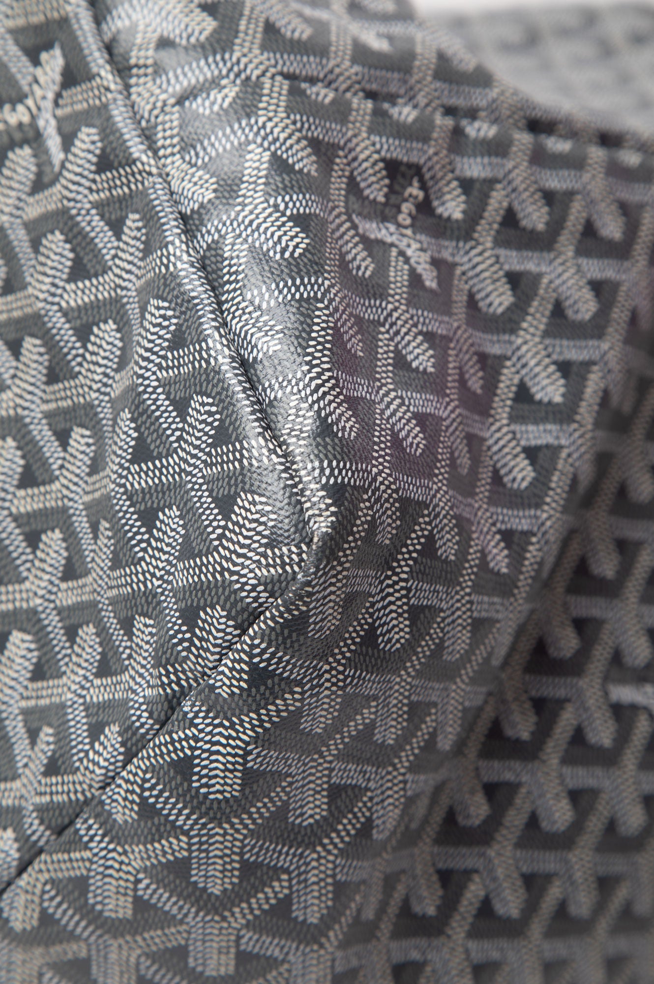 Goyard St Louis Bag GM Grey with Pouch