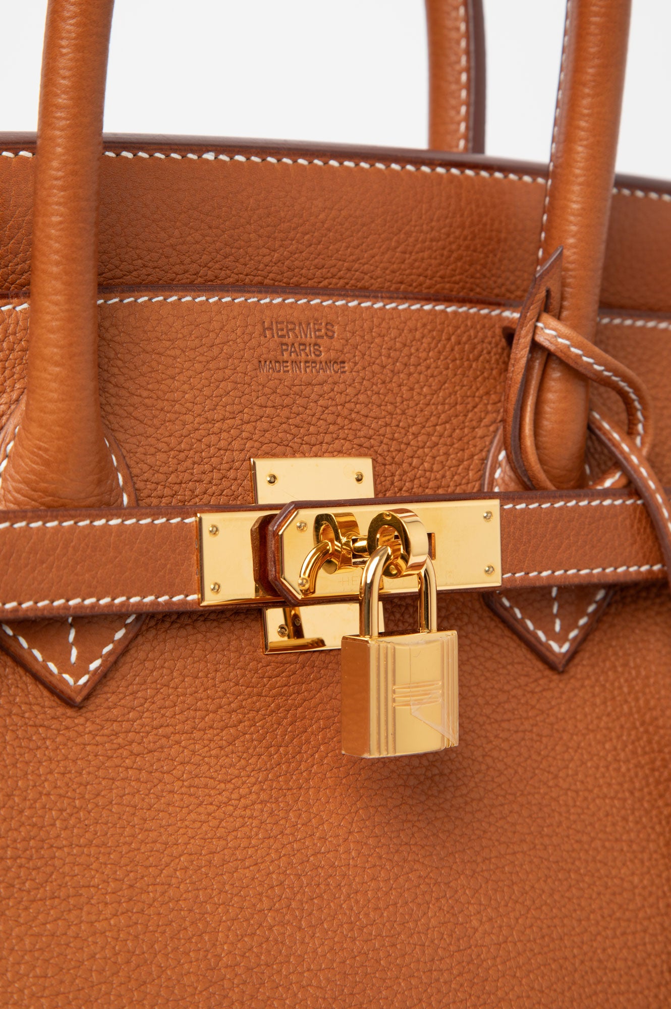 Hermes 2018 Gold Birkin 35 Barenia Faubourg Bag