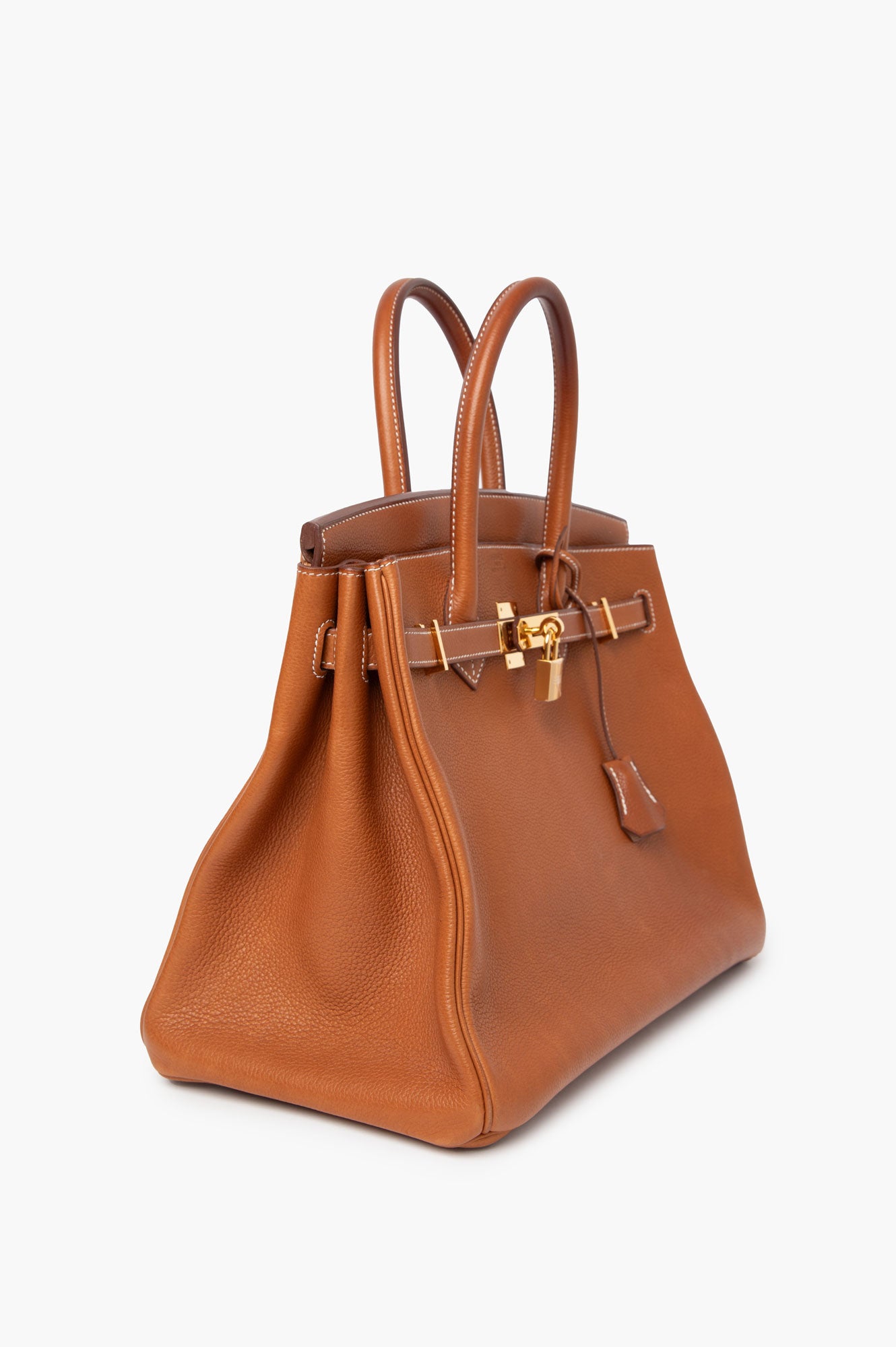 Hermes 2018 Gold Birkin 35 Barenia Faubourg Bag