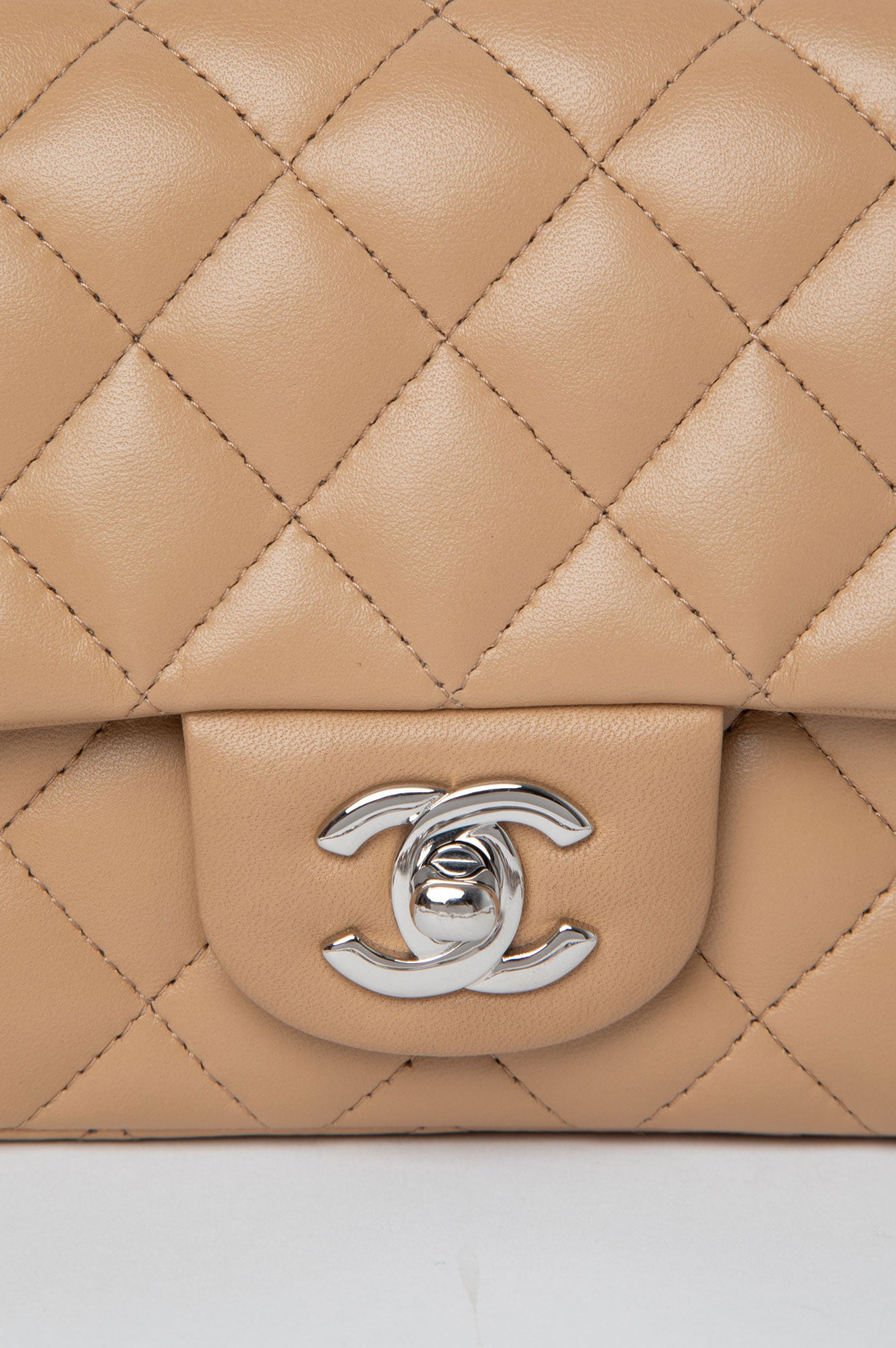 Chanel 2019 Brown Classic Mini Rectangle Flap Bag