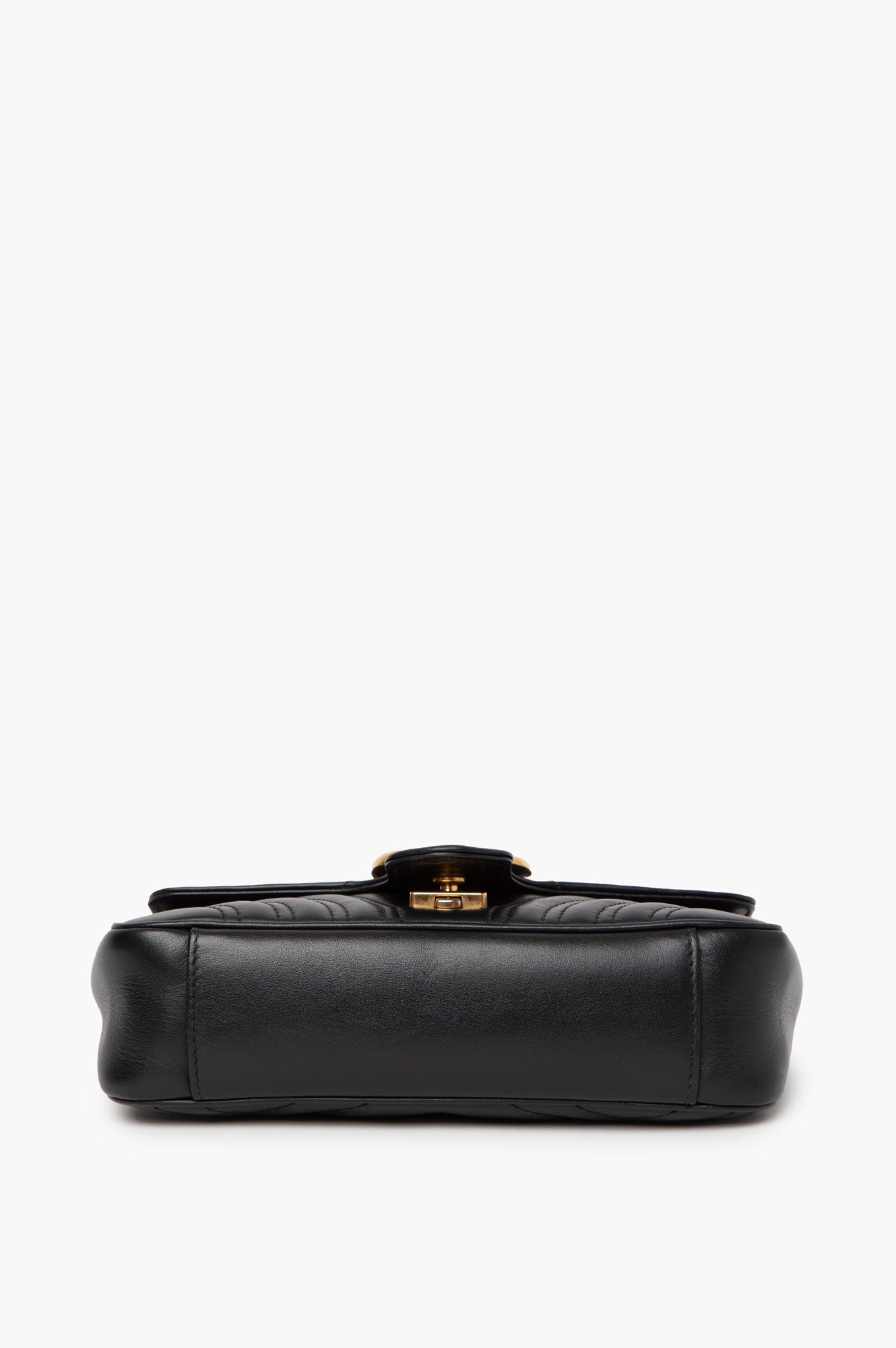 Gucci Black GG Marmont Small Shoulder Bag