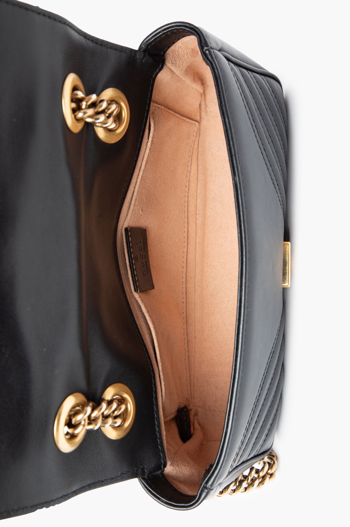 Gucci Black GG Marmont Small Shoulder Bag