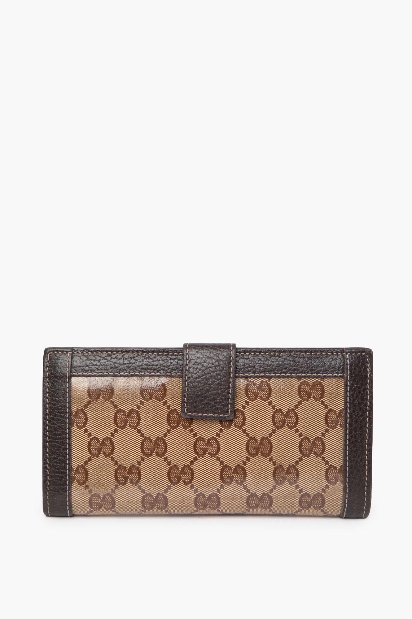 Gucci Brown GG Supreme Long Wallet
