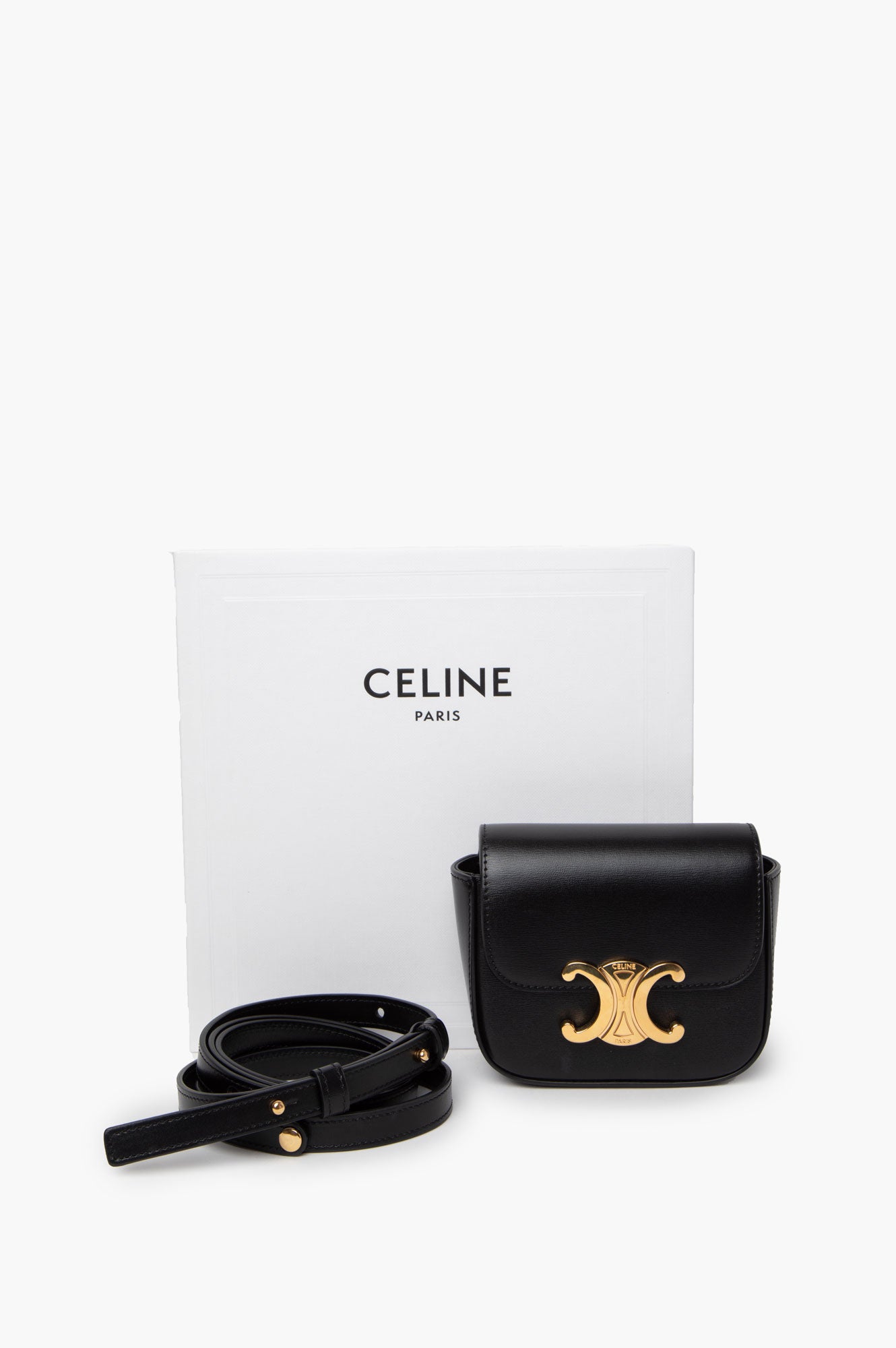 Celine Black Mini Claude Crossbody Bag