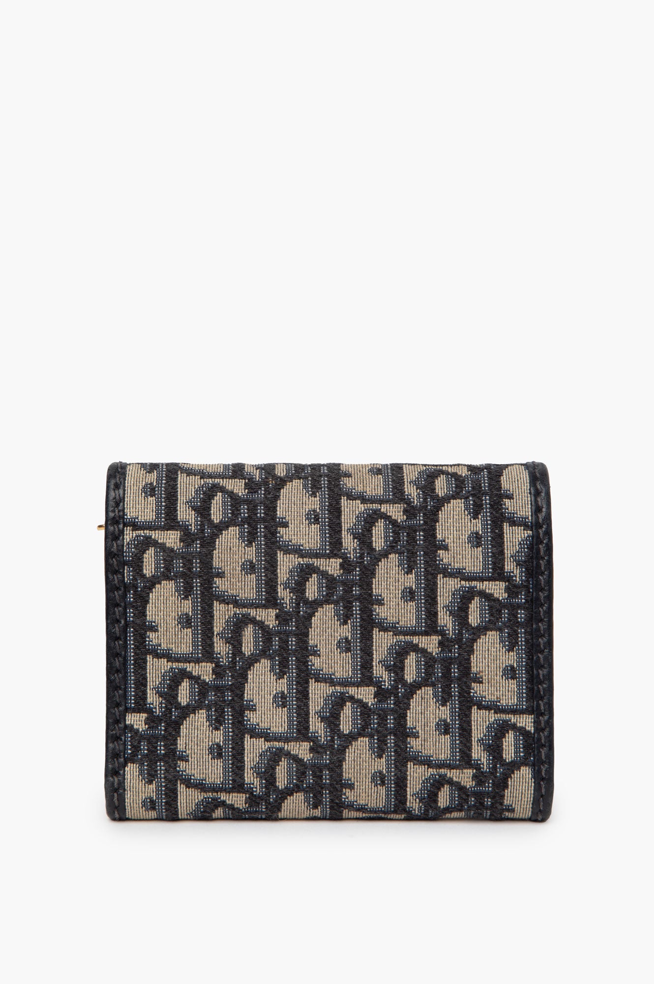 Christian Dior Blue Oblique Dioraddict Wallet