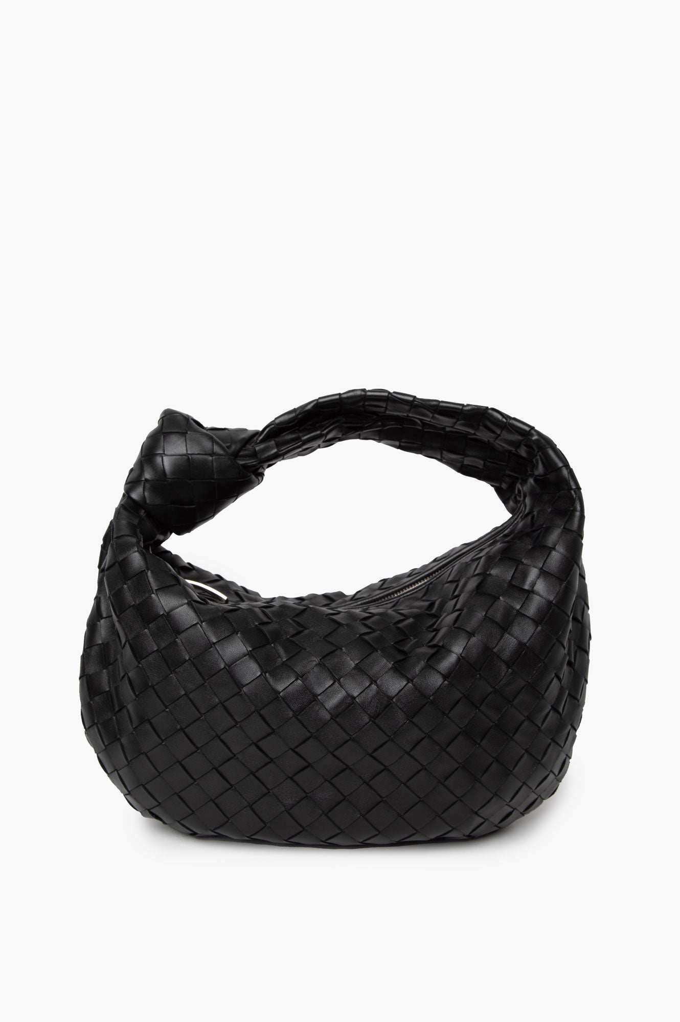Bottega Veneta Black Teen Intrecciato Jodie Bag