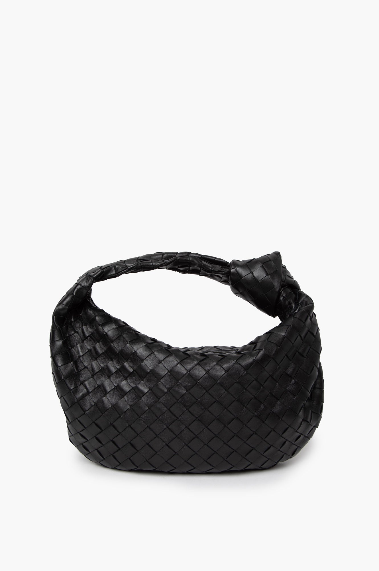 Bottega Veneta Black Teen Intrecciato Jodie Bag