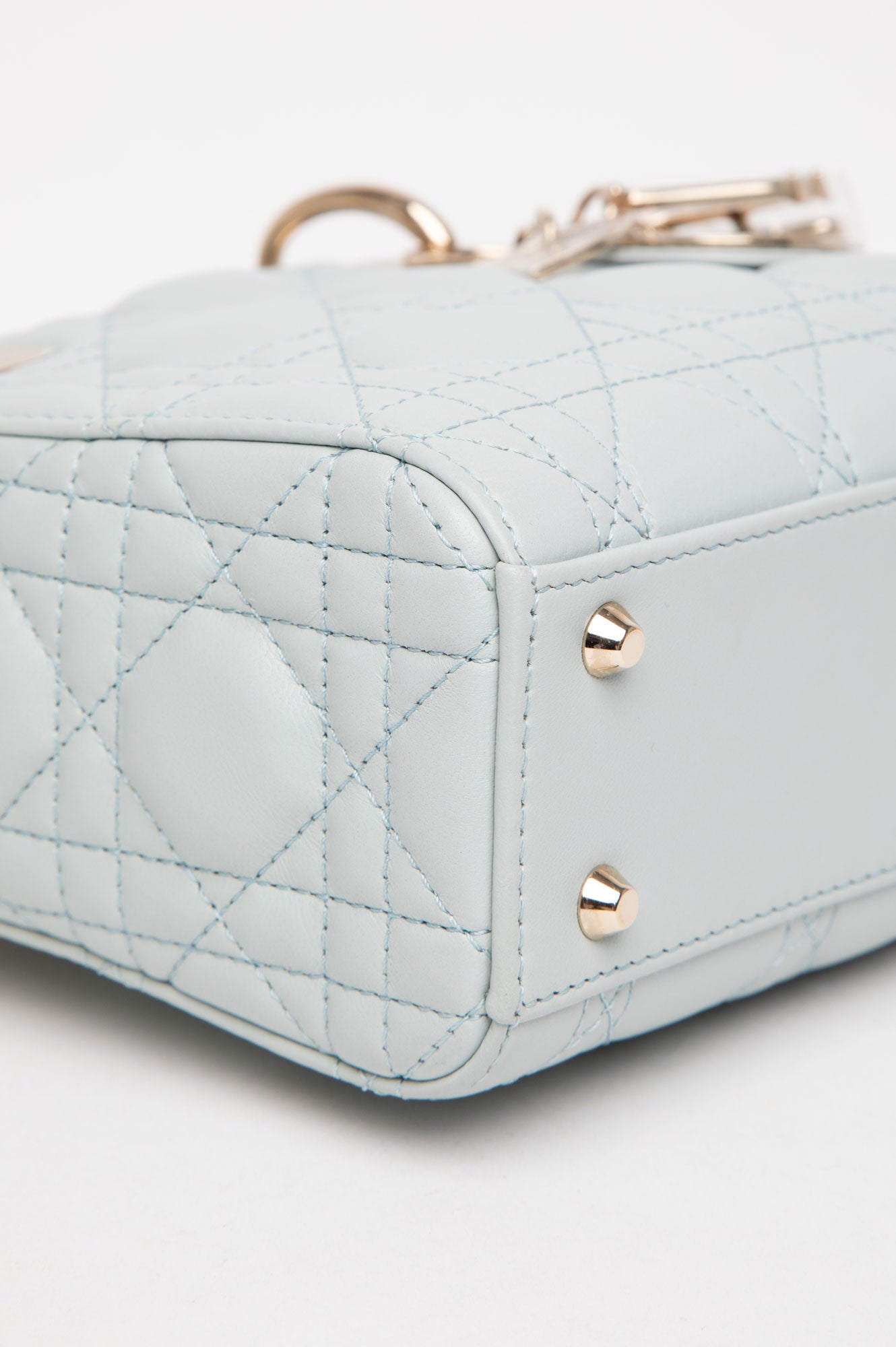 Christian Dior Blue Mini Lady Dior